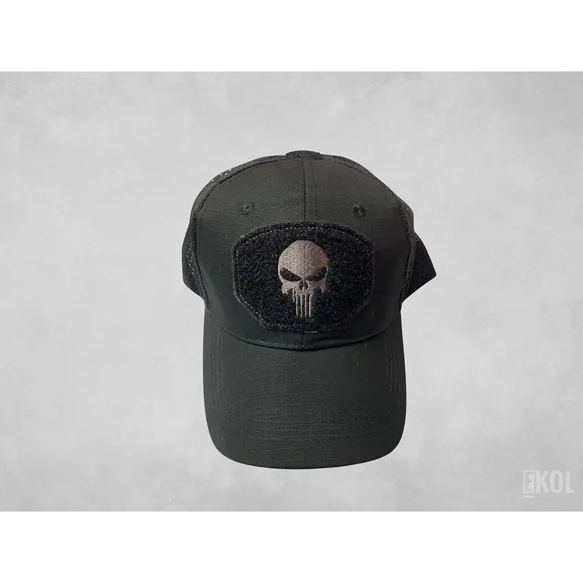 Gorro Jockey Tactico Logo Calavera 3