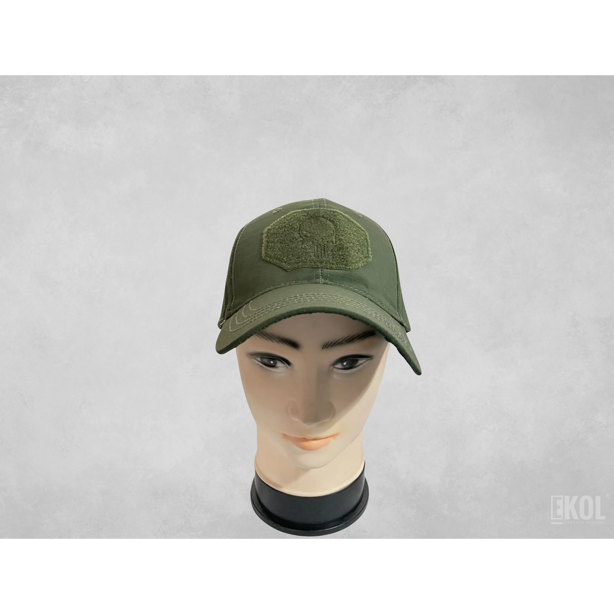 Gorro Jockey Tactico Logo Unicolor Mod2 5