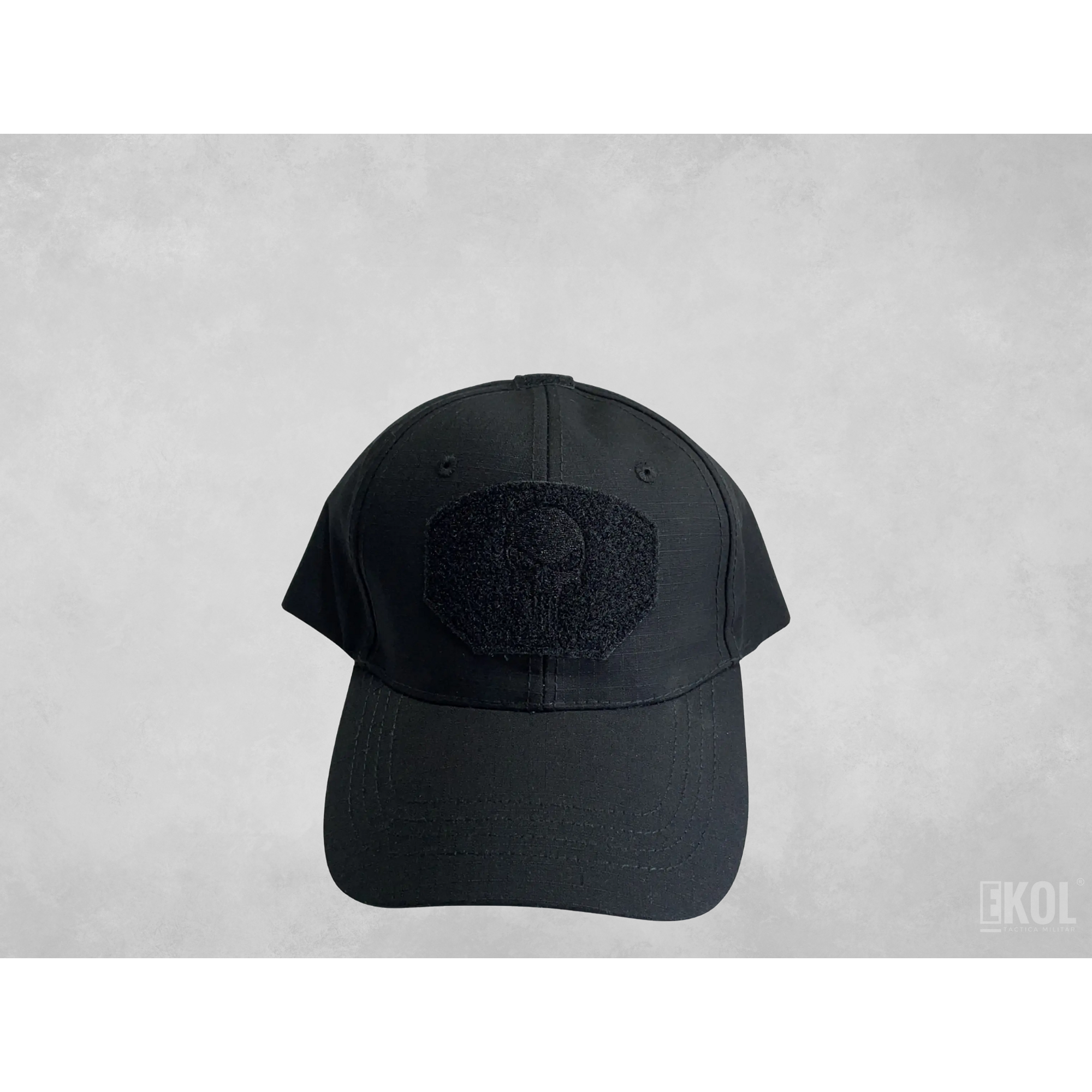 Gorro Jockey Tactico Logo Unicolor Mod2 3