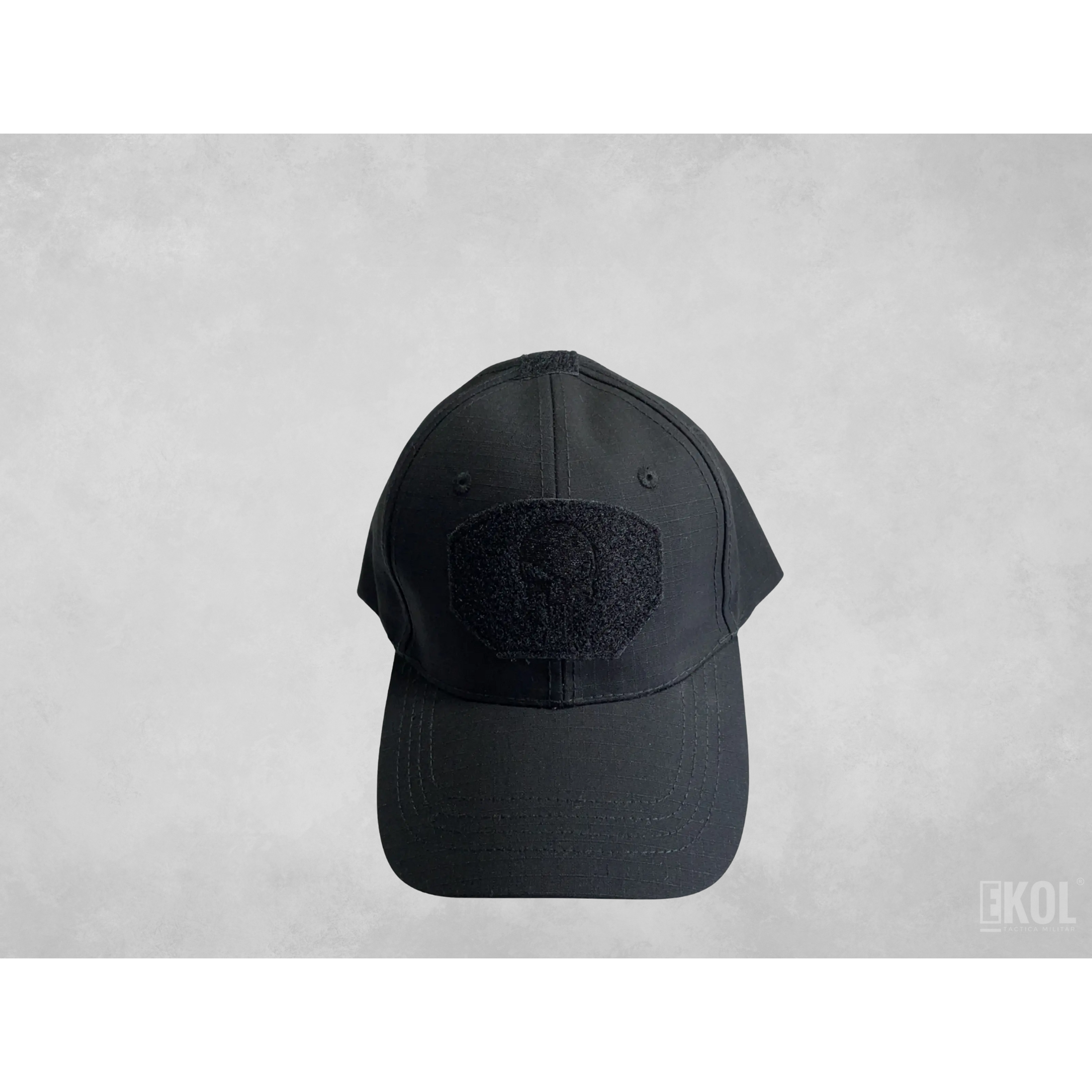 Gorro Jockey Tactico Logo Unicolor Mod2 2