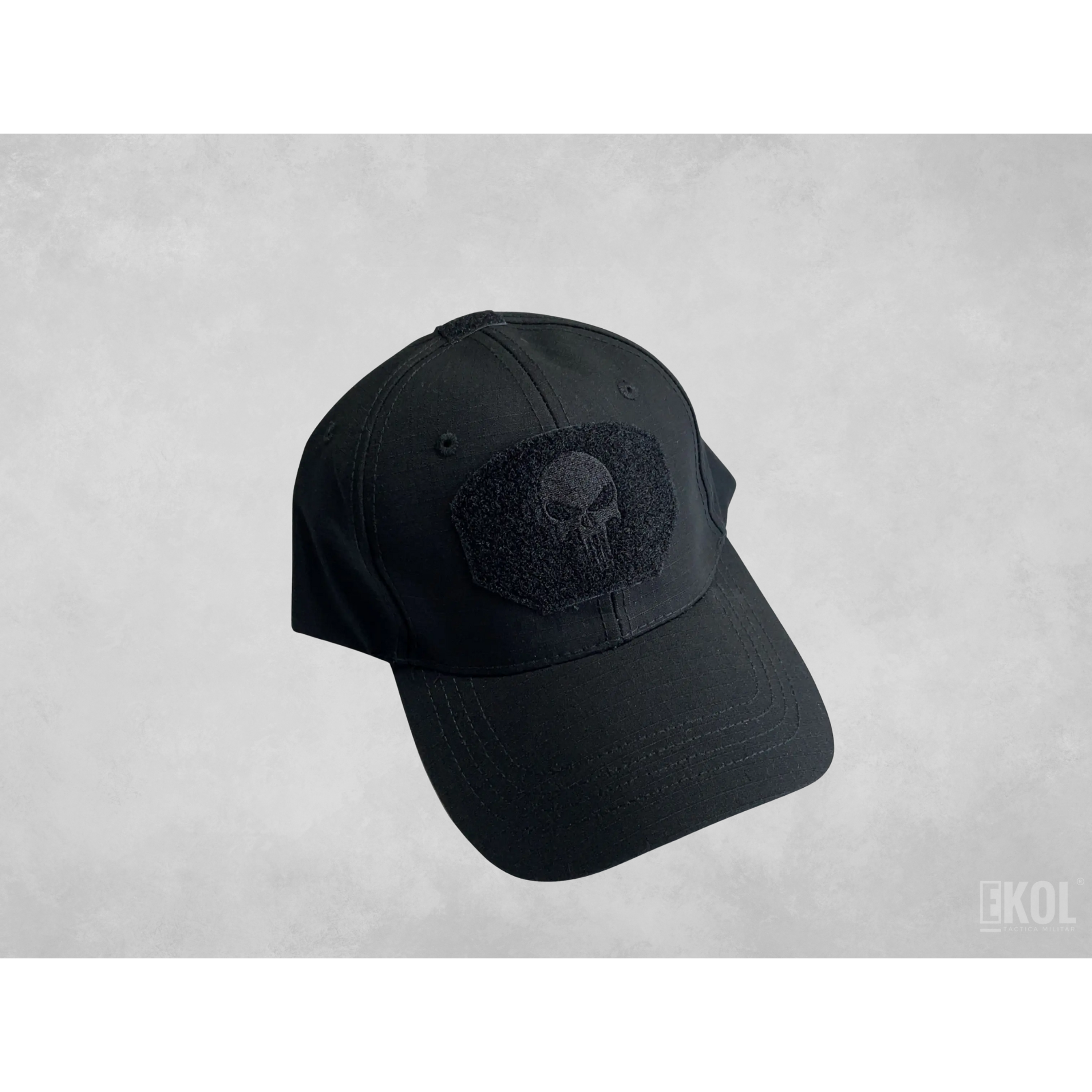 Gorro Jockey Tactico Logo Unicolor Mod2 1