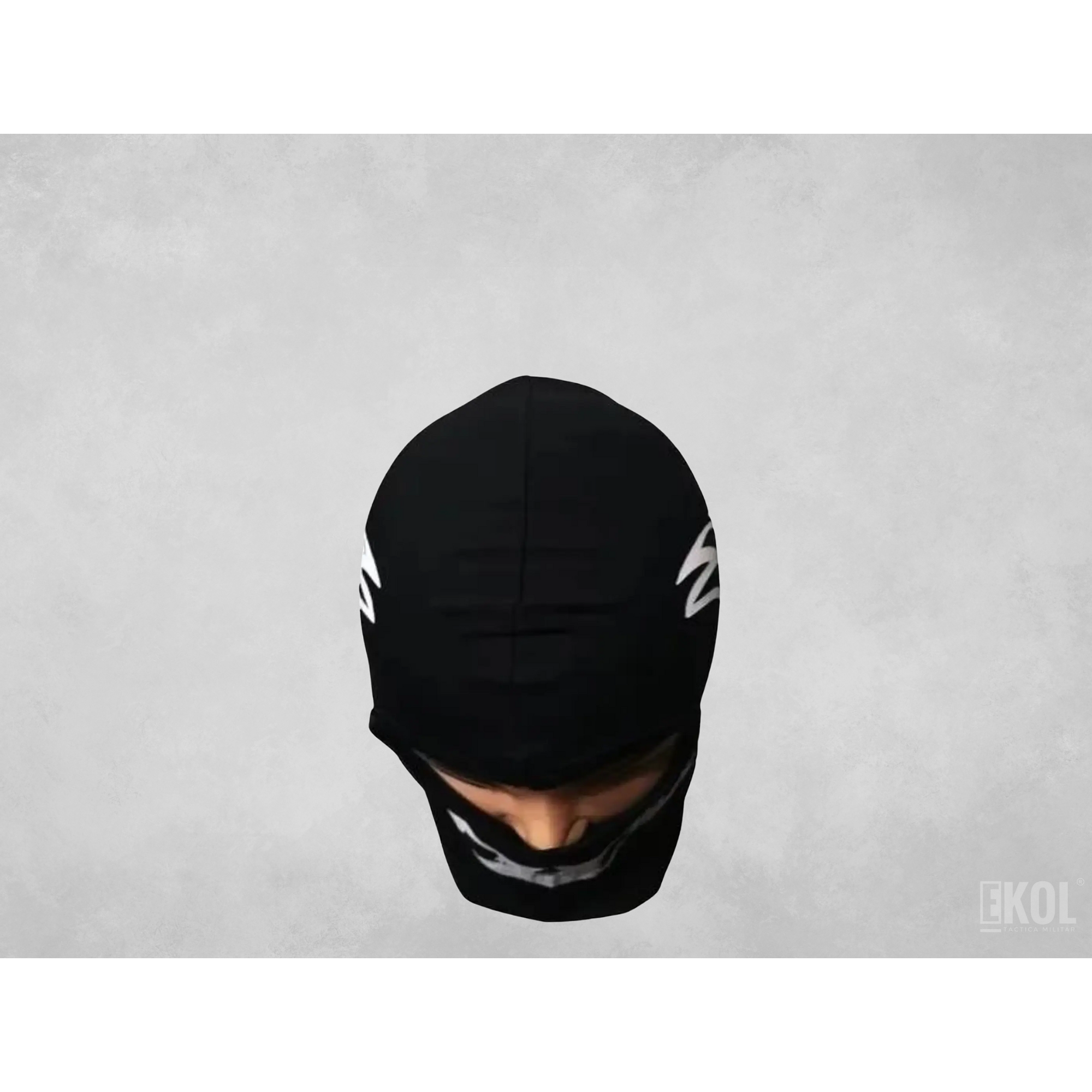 Balaclava Lycra Térmica Tactica Calavera - Moto Ciclismo 3