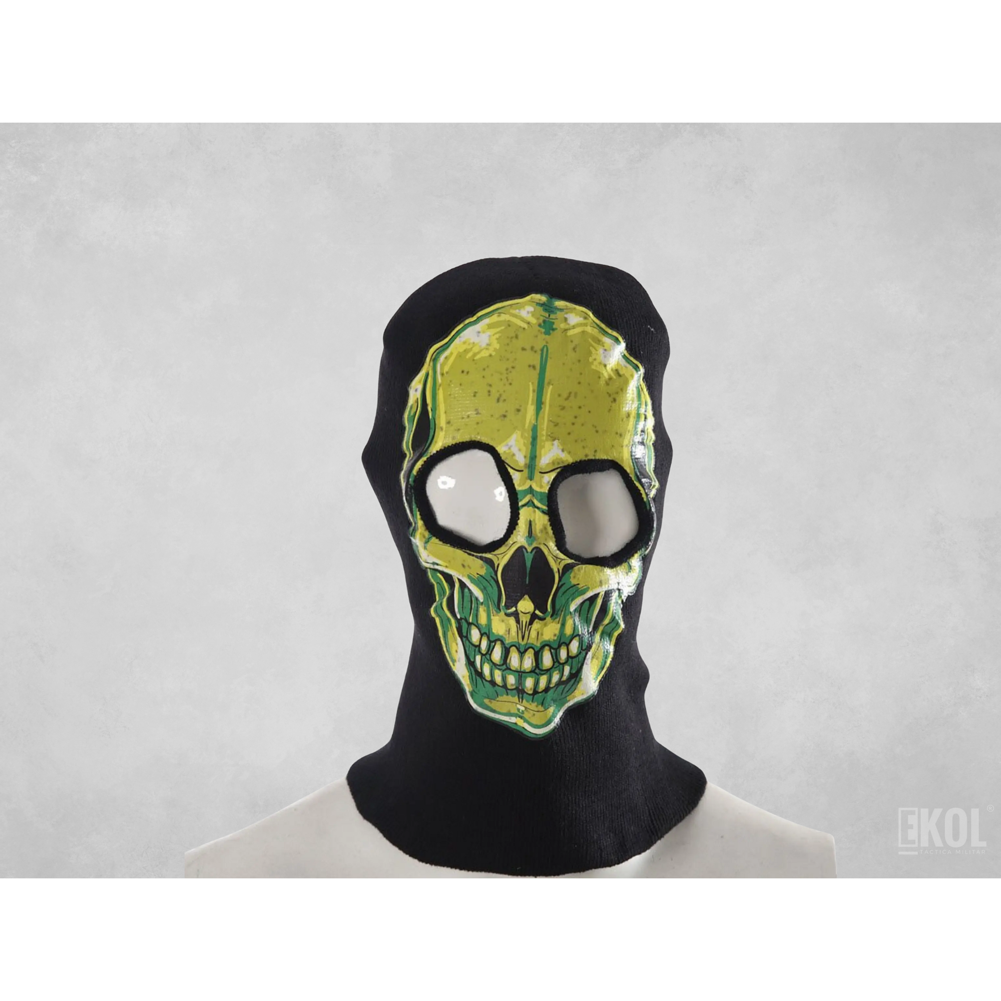 Pasamontaña Calavera Green Airsoft  Paintball 2