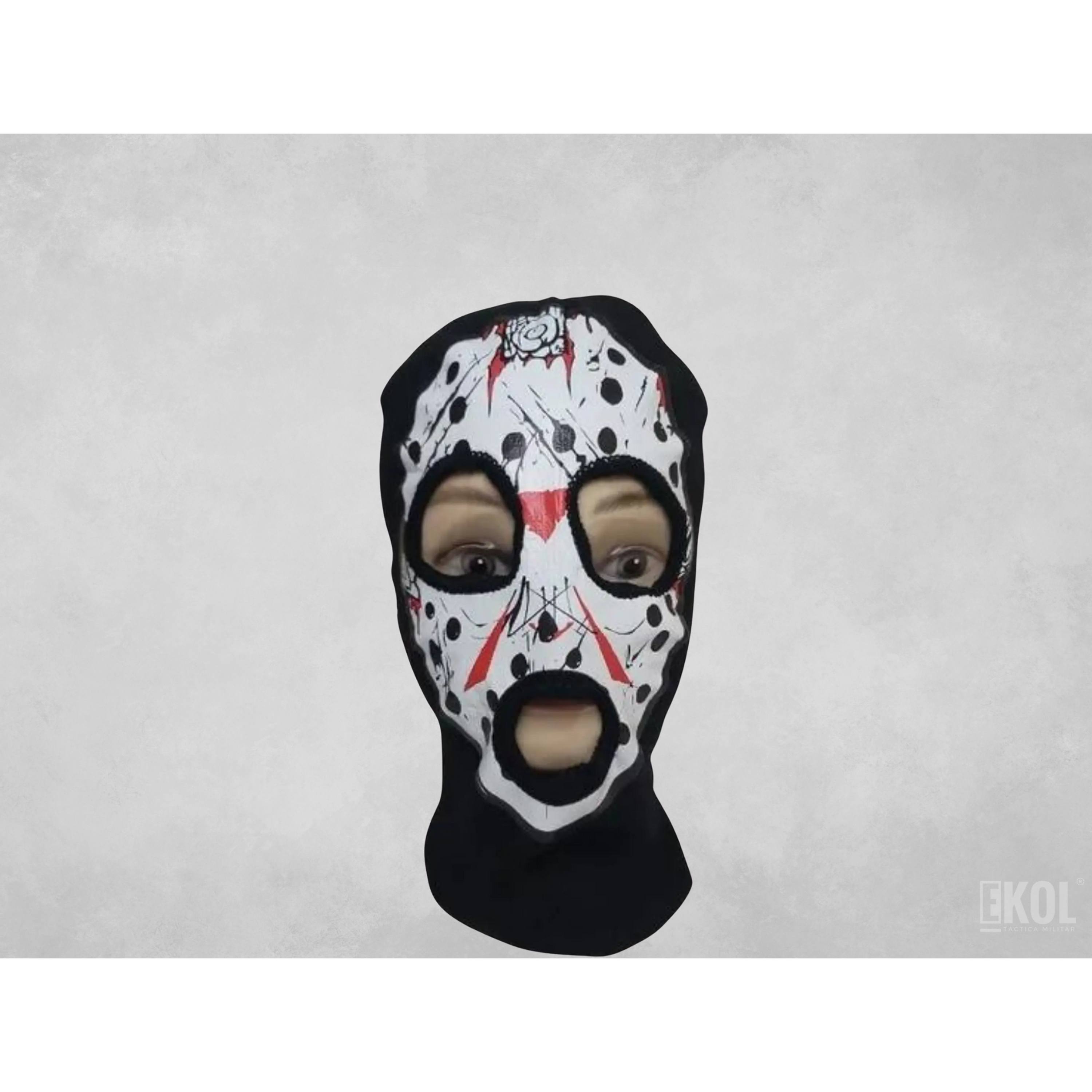 Pasamontaña Calavera White Airsoft Paintball 1