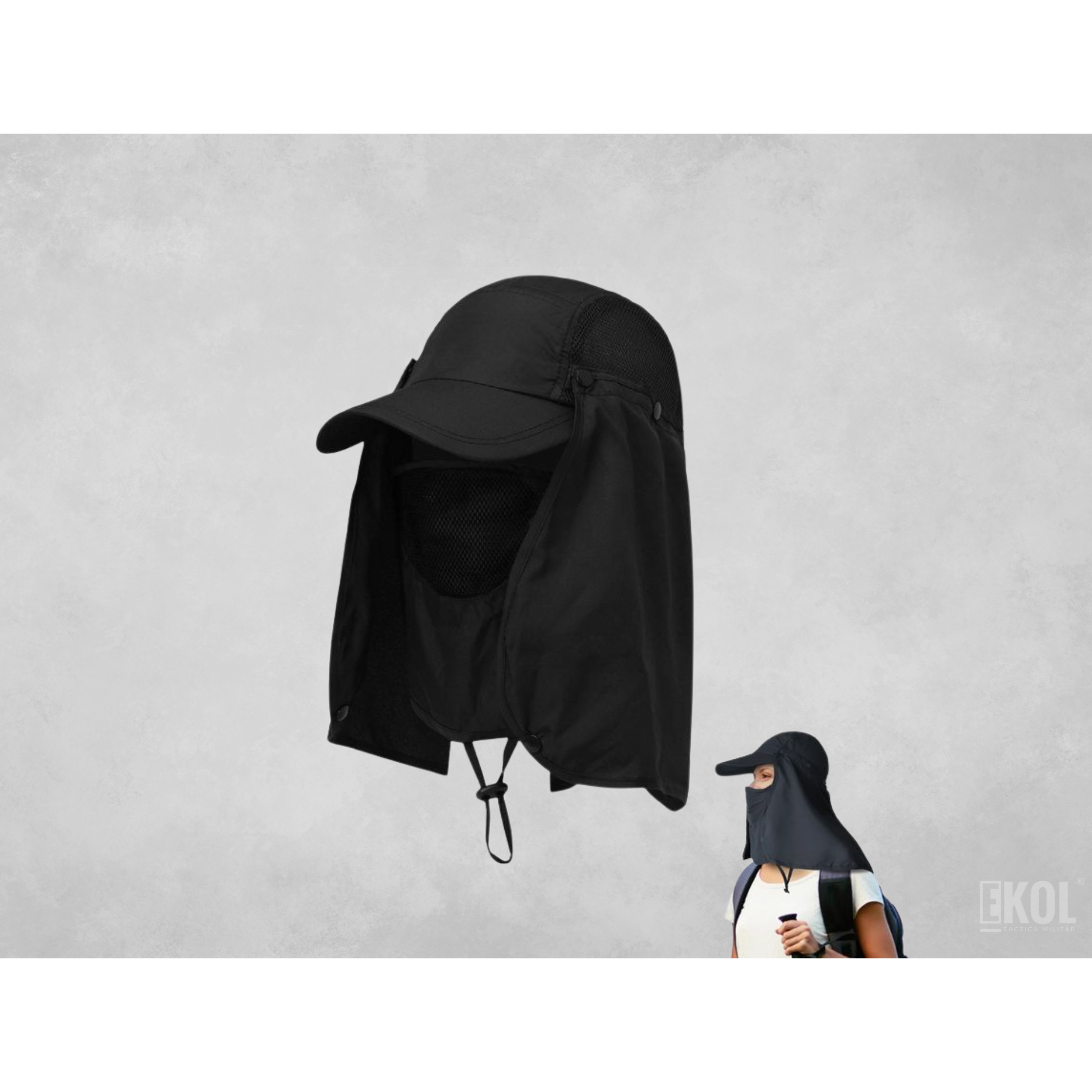 Gorro con Protección para Cuello y Rostro 3