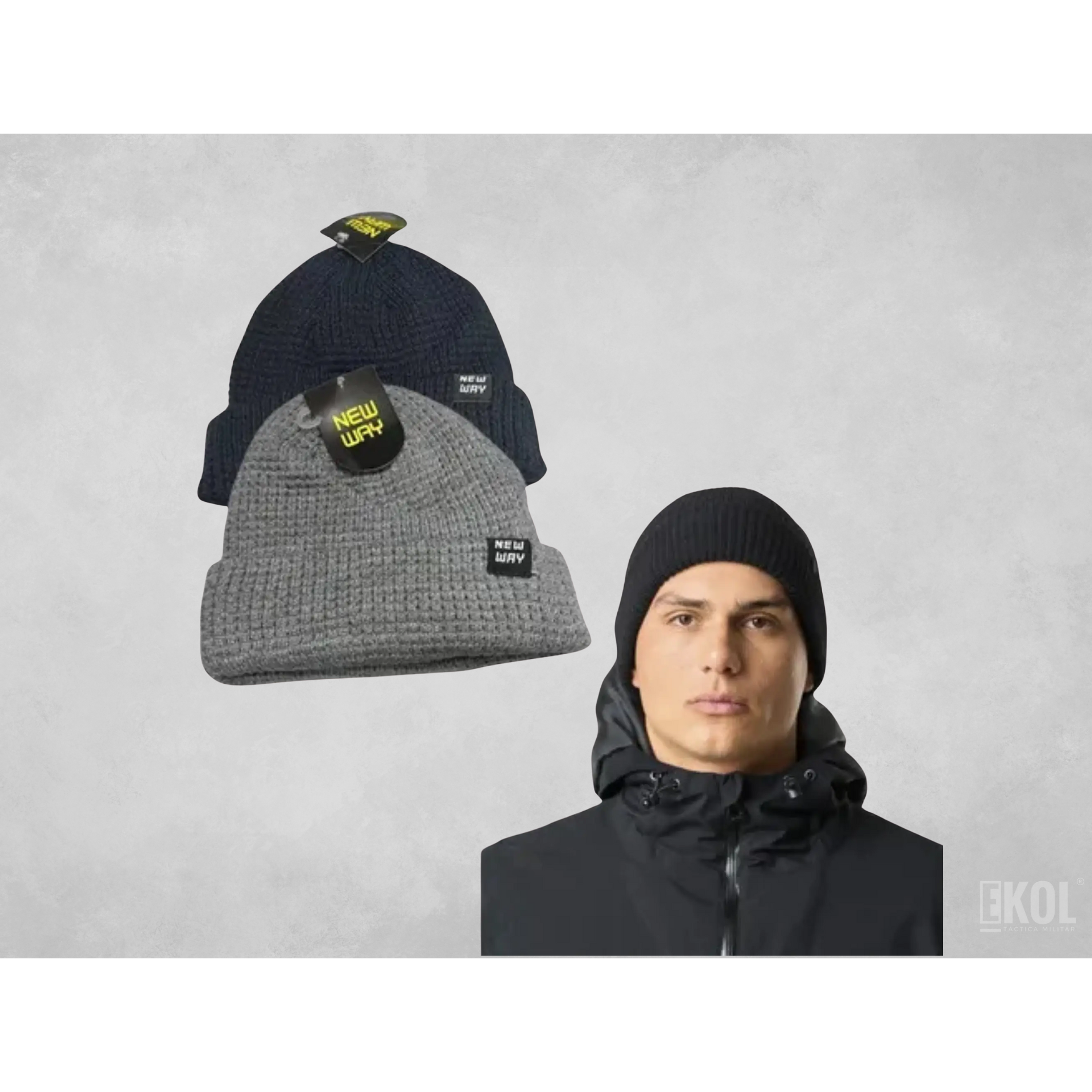 Gorro Beanie Lana Adulto New Way 2