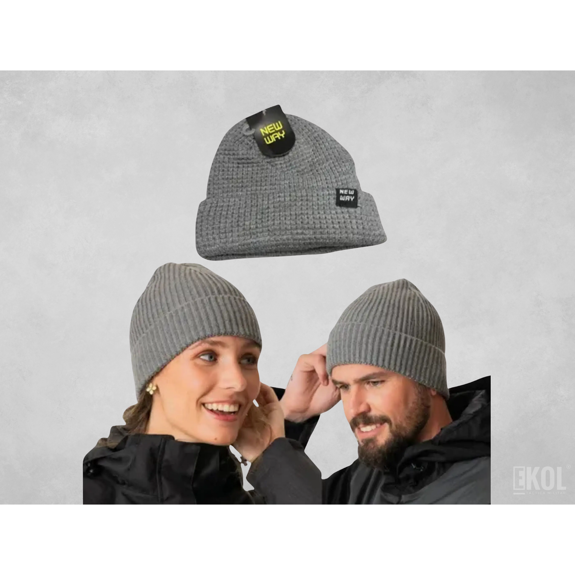 Gorro Beanie Lana Adulto New Way 4