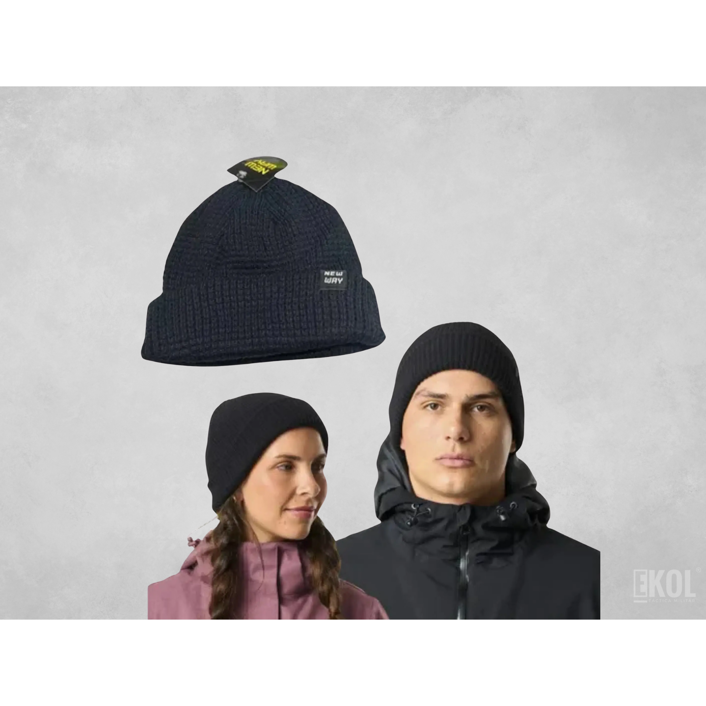 Gorro Beanie Lana Adulto New Way 1