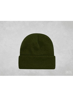 Gorro Beanie Lana Doblez 