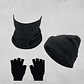 Set Invierno: Gorro Polar Cuello Polar Y Guante Sin Dedos - Miniatura 2