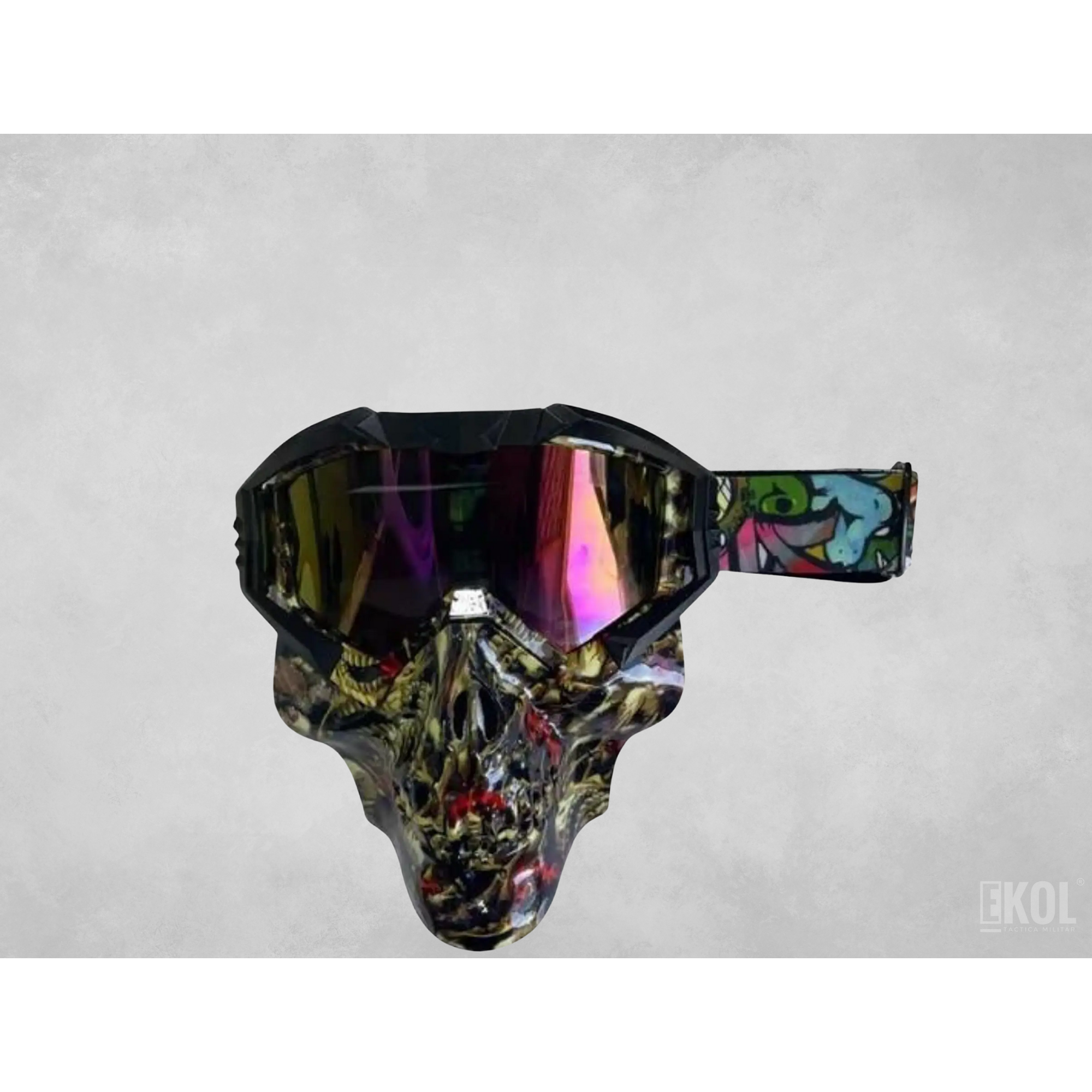 Mascara Antiparra Airsoft Táctica Calavera 3