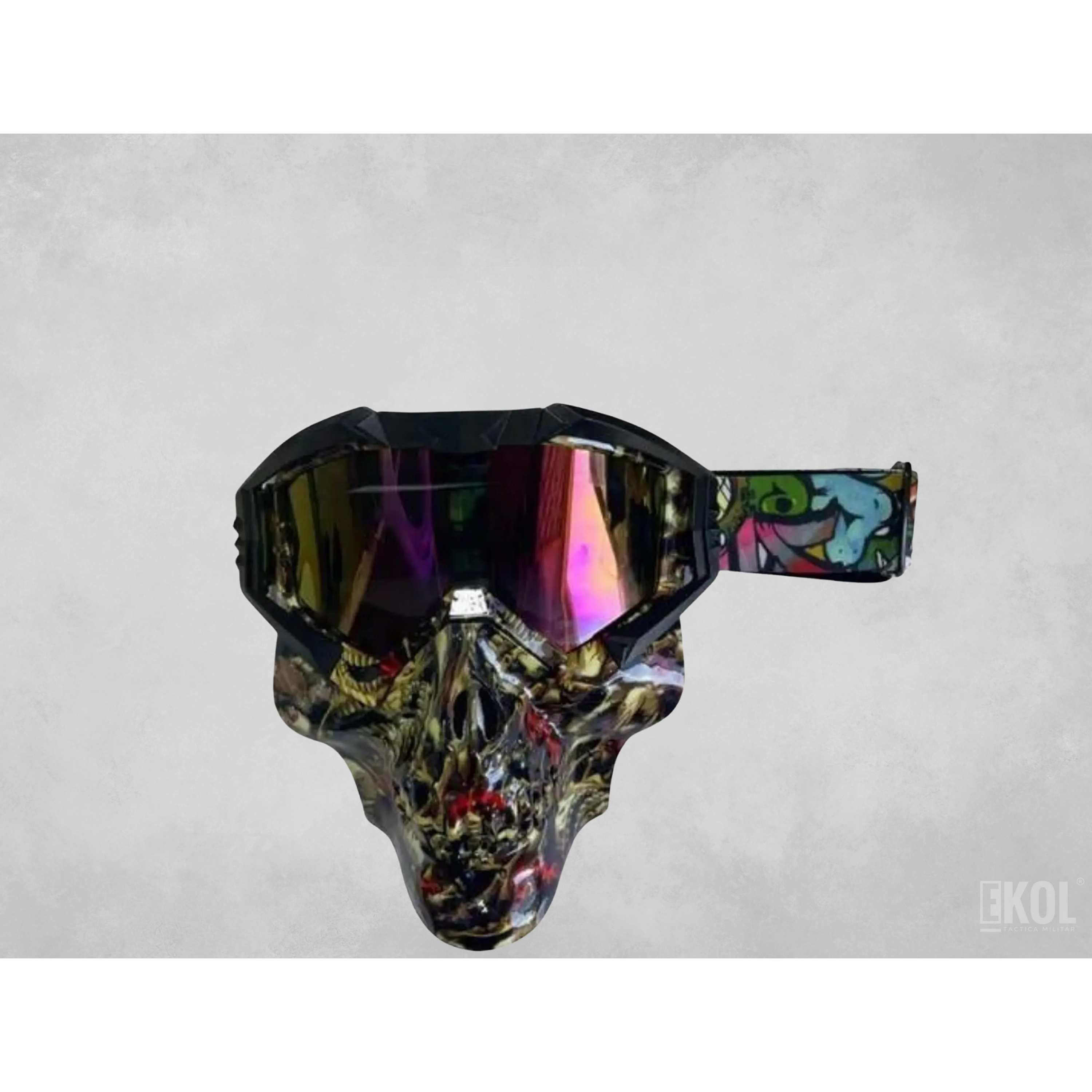 Mascara Antiparra Airsoft Táctica Calavera 3