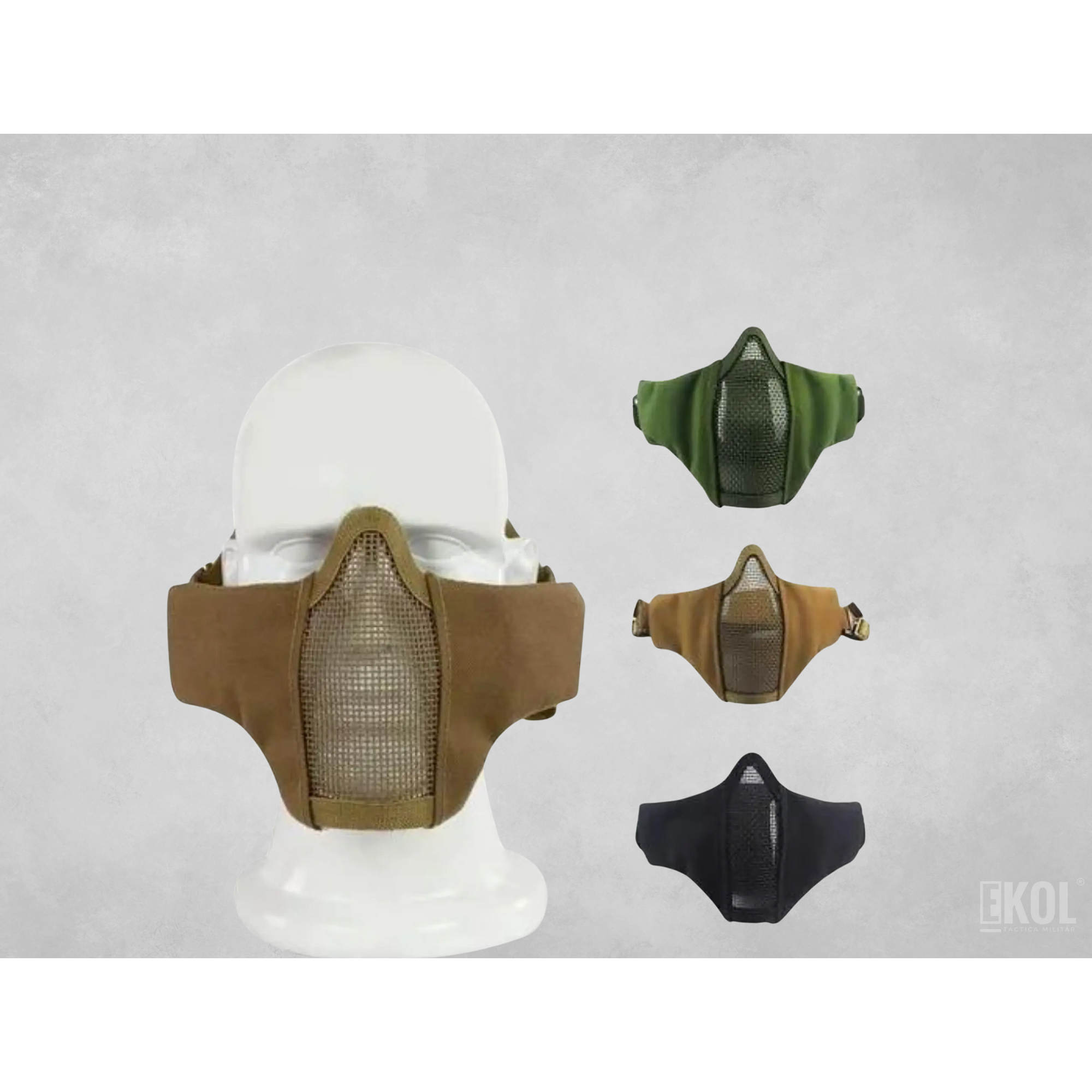 Mascara Airsoft Media Cara Ventilación Tactica  1