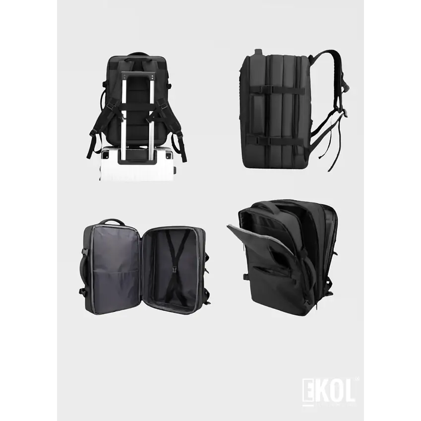 Mochila Move Trek Pro Ekol Travel Cabina Viaje Avión 20L 9