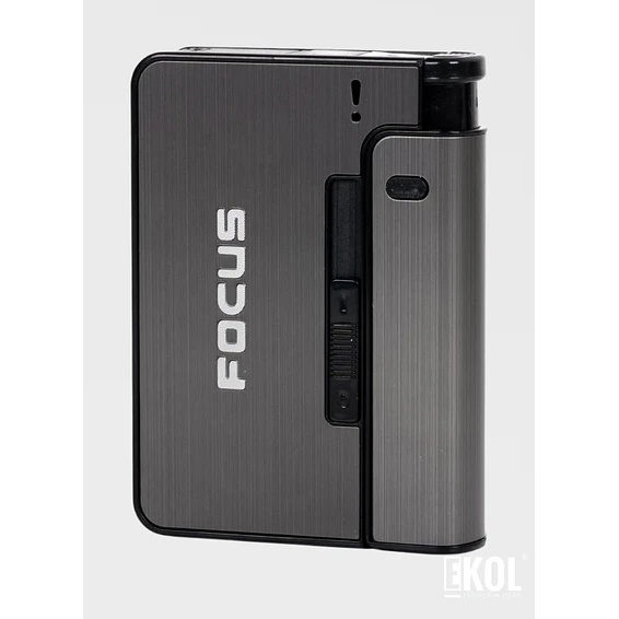 Cigarrera Automática Focus Con Porta Encendedor 2