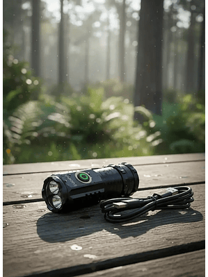 Linterna COBA LED F350 – Sumergible para Senderismo y Emergencias