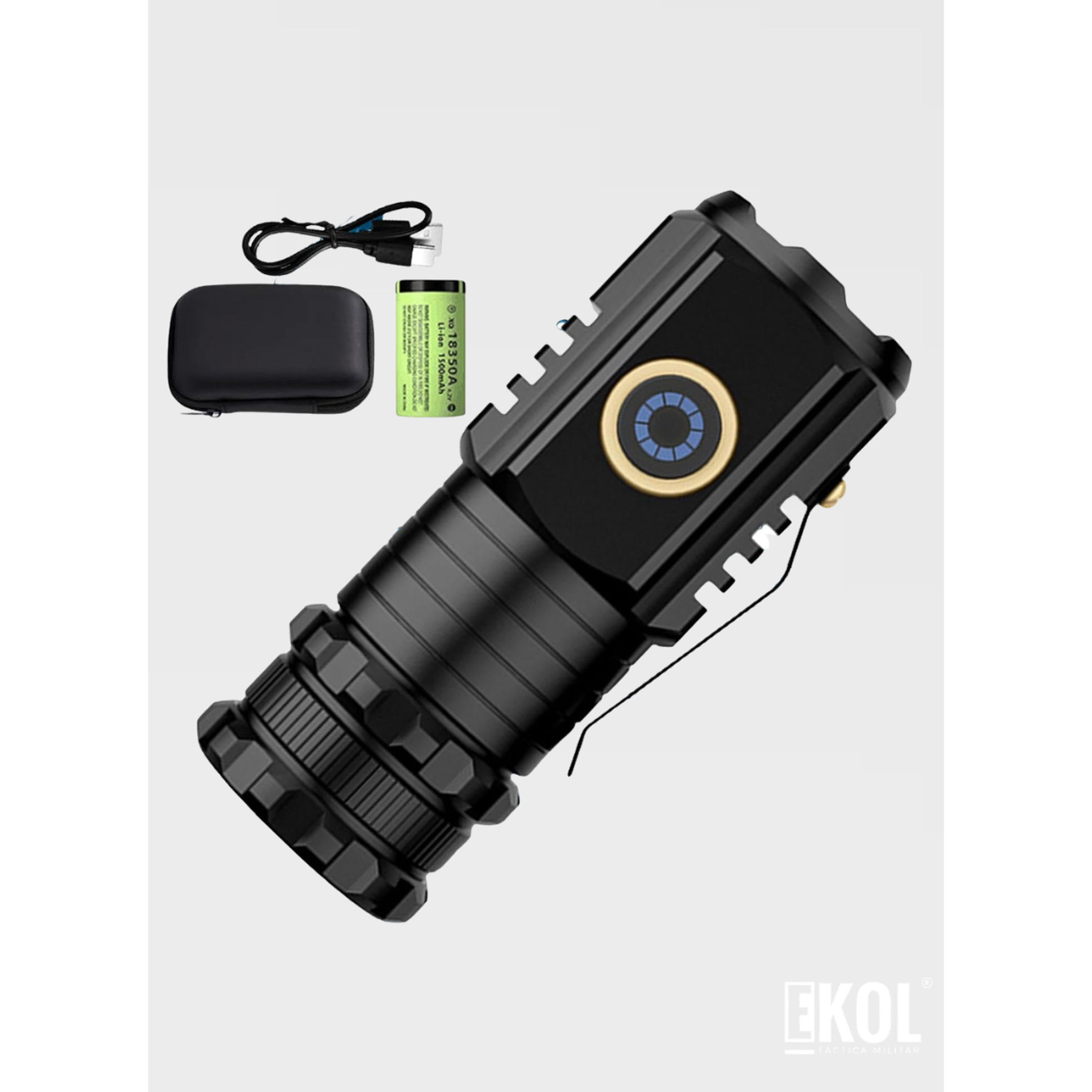 Linterna COBA LED F350 – Sumergible para Senderismo y Emergencias 5