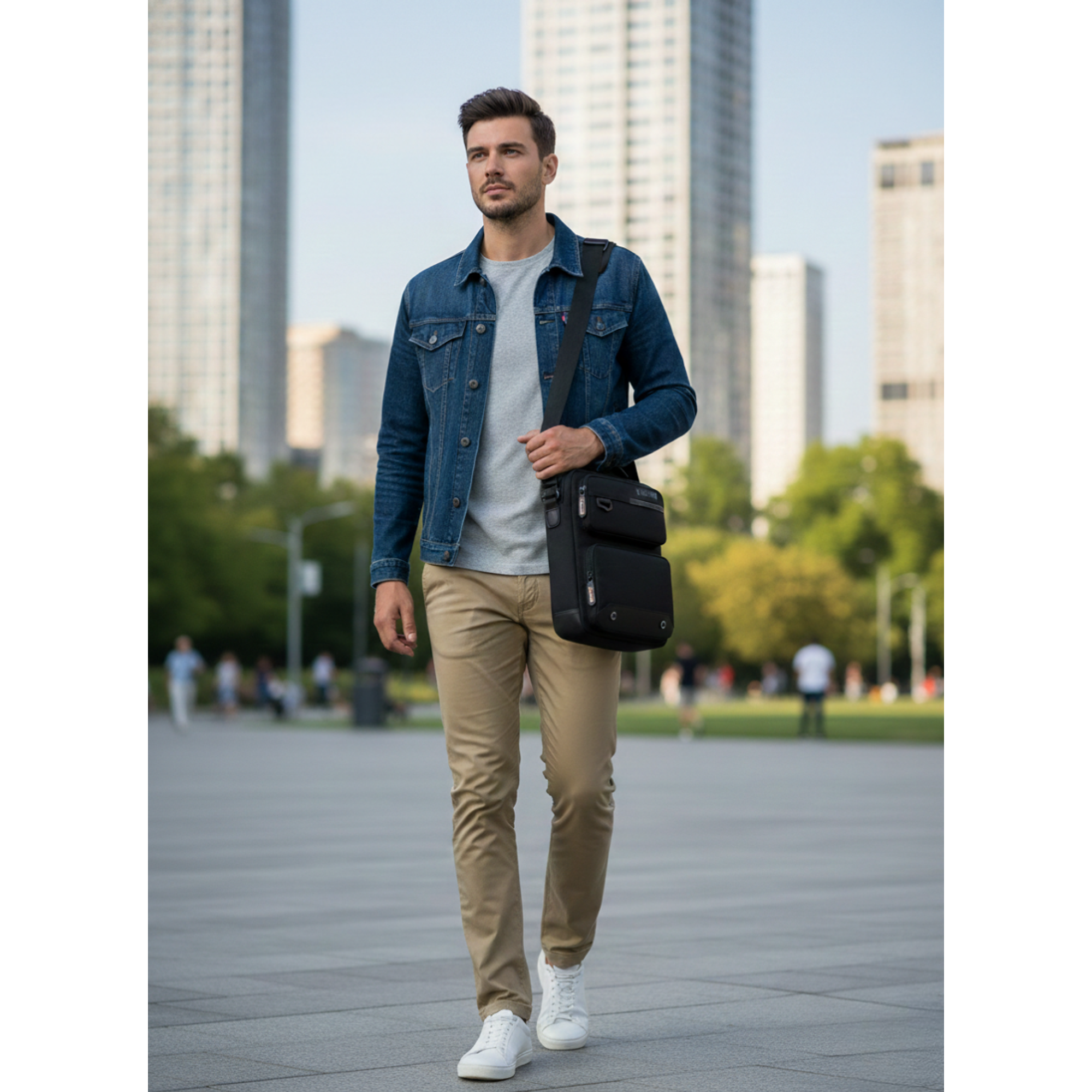 Bolso Táctico de Alta Calidad para Hombre | Bandolera Multifuncional LEASTAT 1