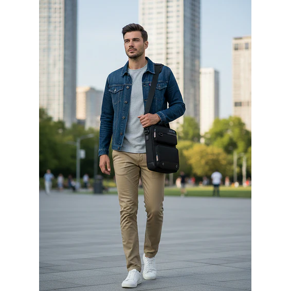 Bolso Táctico de Alta Calidad para Hombre | Bandolera Multifuncional LEASTAT 1