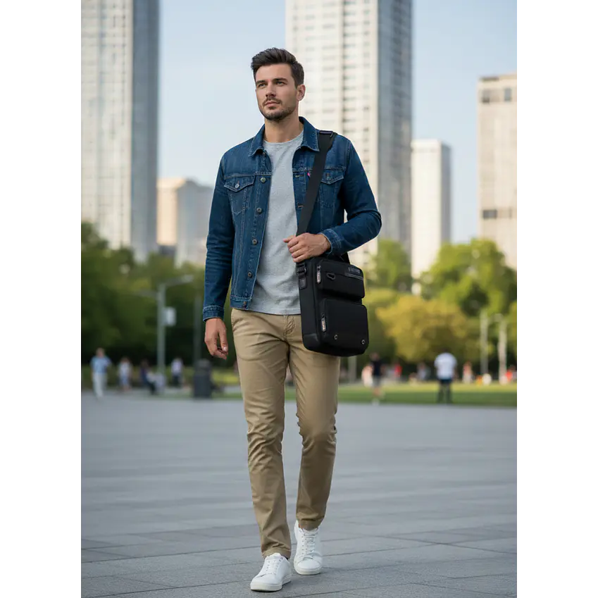 Bolso Táctico de Alta Calidad para Hombre | Bandolera Multifuncional LEASTAT 1