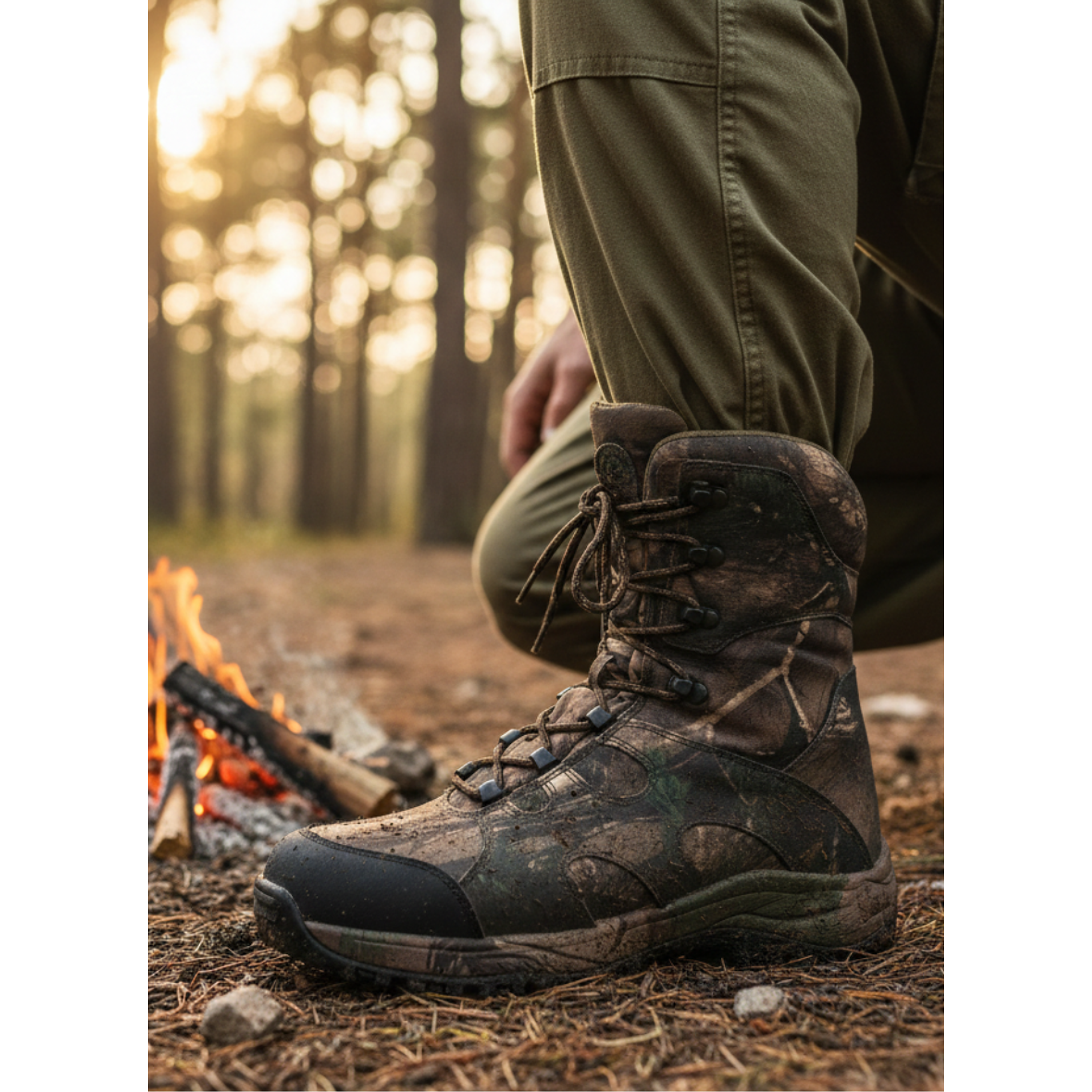 Bota Delta Camuflada Real Tree – Caña Alta y Máxima Resistencia 6