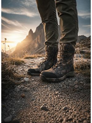 Bota Delta Camuflada Real Tree – Caña Alta y Máxima Resistencia