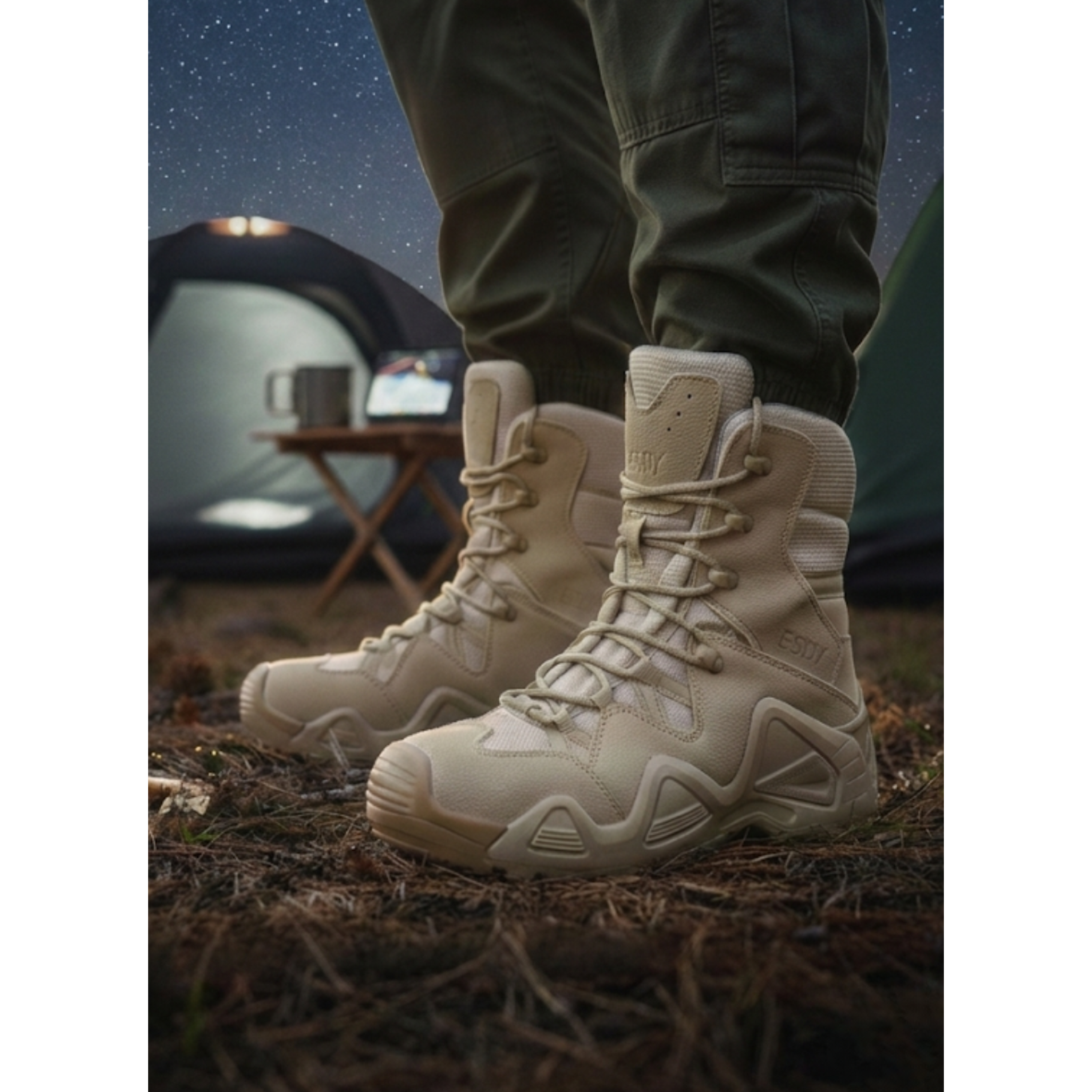 Bota Táctica Militar Esdy | Resistencia Extrema y Comodidad 8