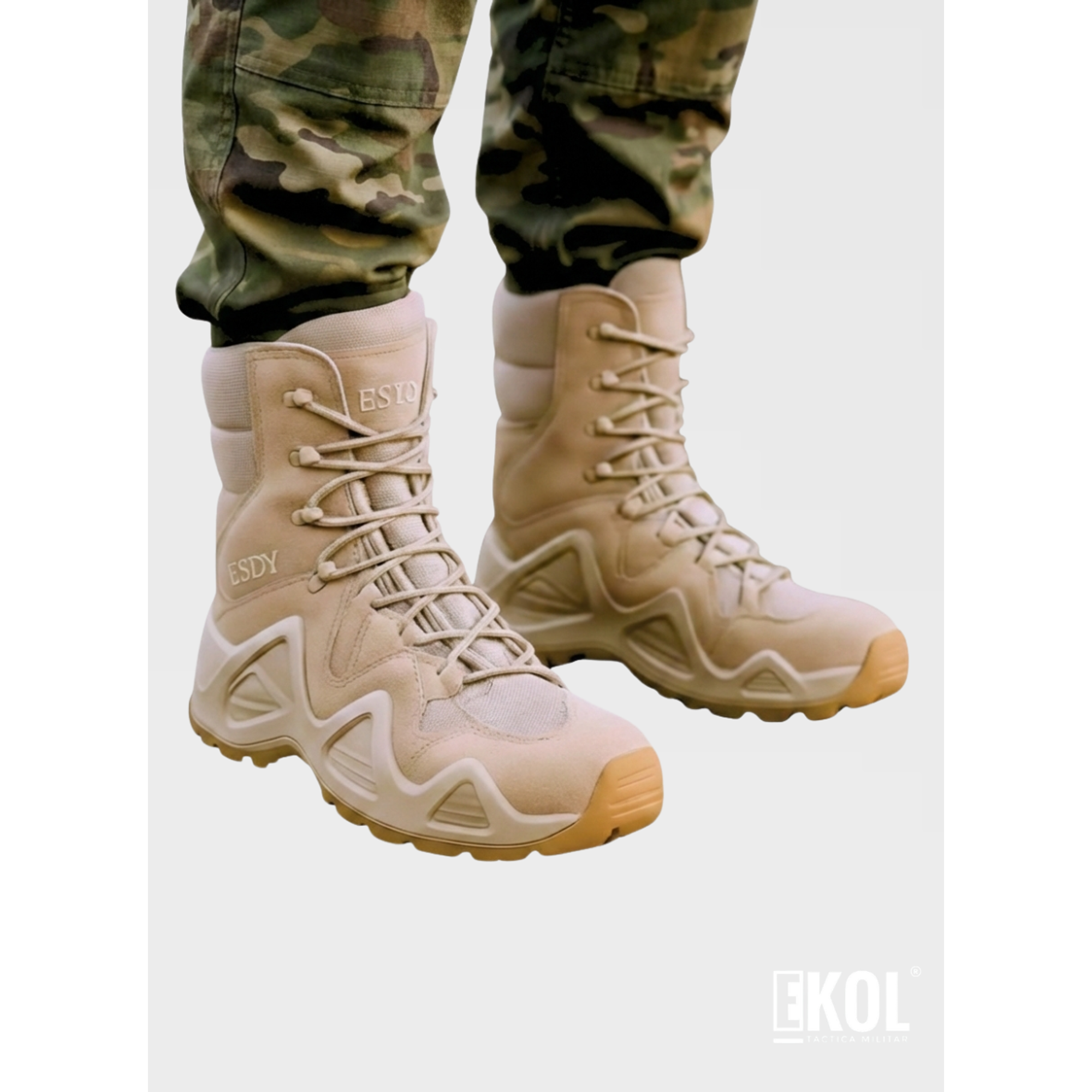 Bota Táctica Militar Esdy | Resistencia Extrema y Comodidad 5