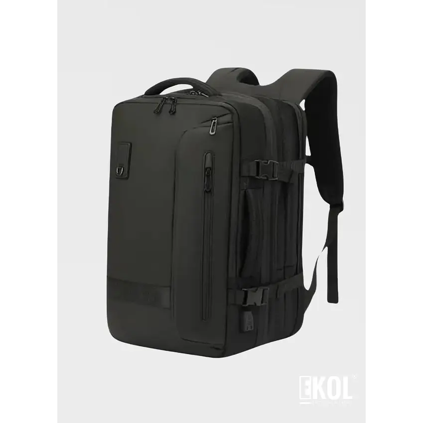 Mochila de Viaje 3 en 1: Impermeable, con Puerto USB y Bolsa de Compresión 2