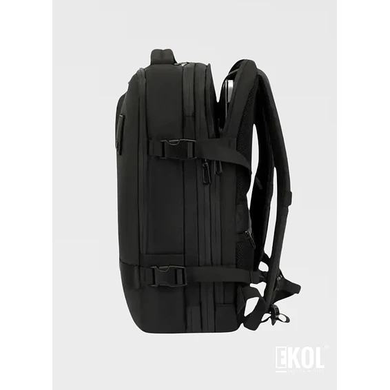 Mochila de Viaje 3 en 1: Impermeable, con Puerto USB y Bolsa de Compresión 4