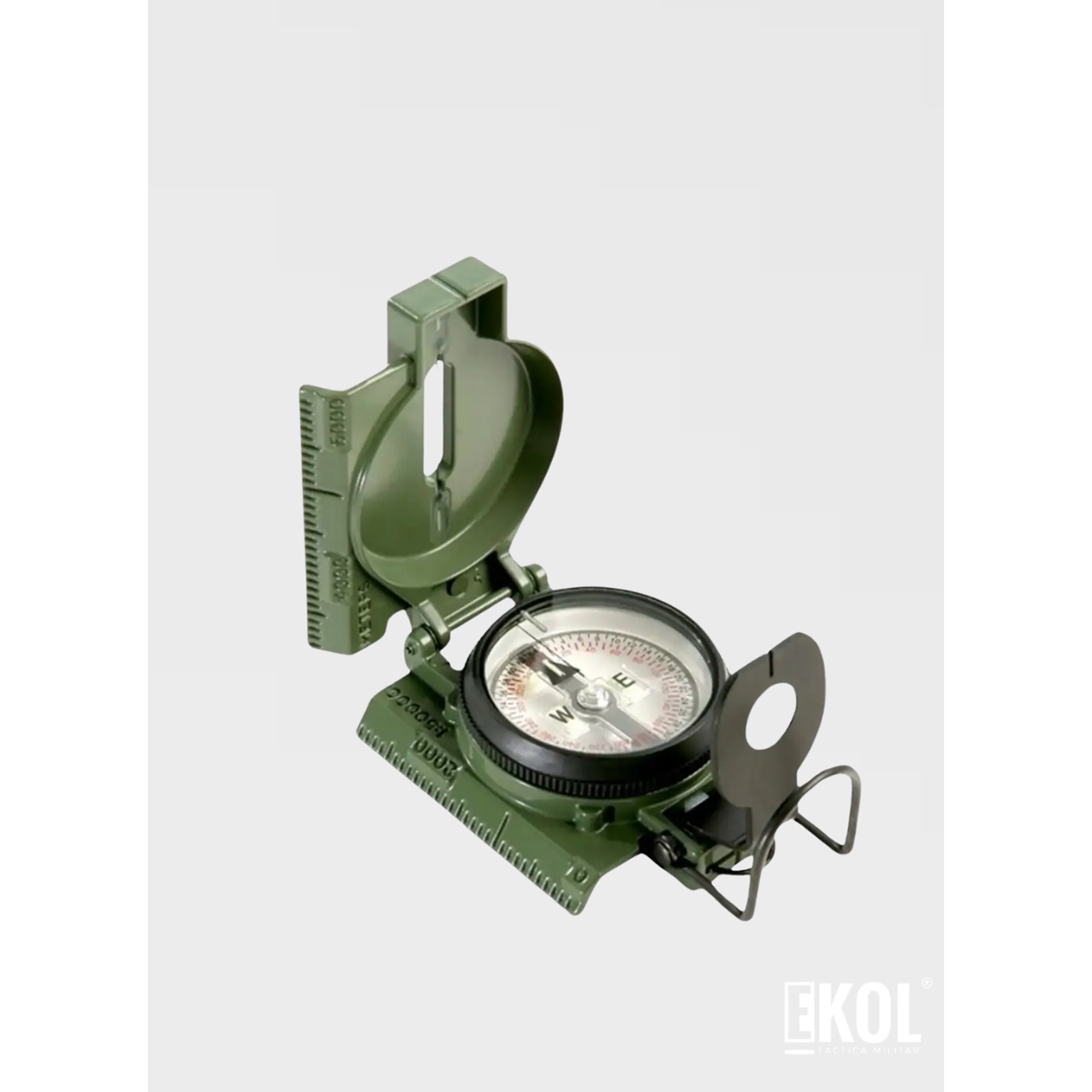 Brújula Táctica Militar Impermeable y Luminosa – Ideal para Camping, Trekking y Supervivencia 2