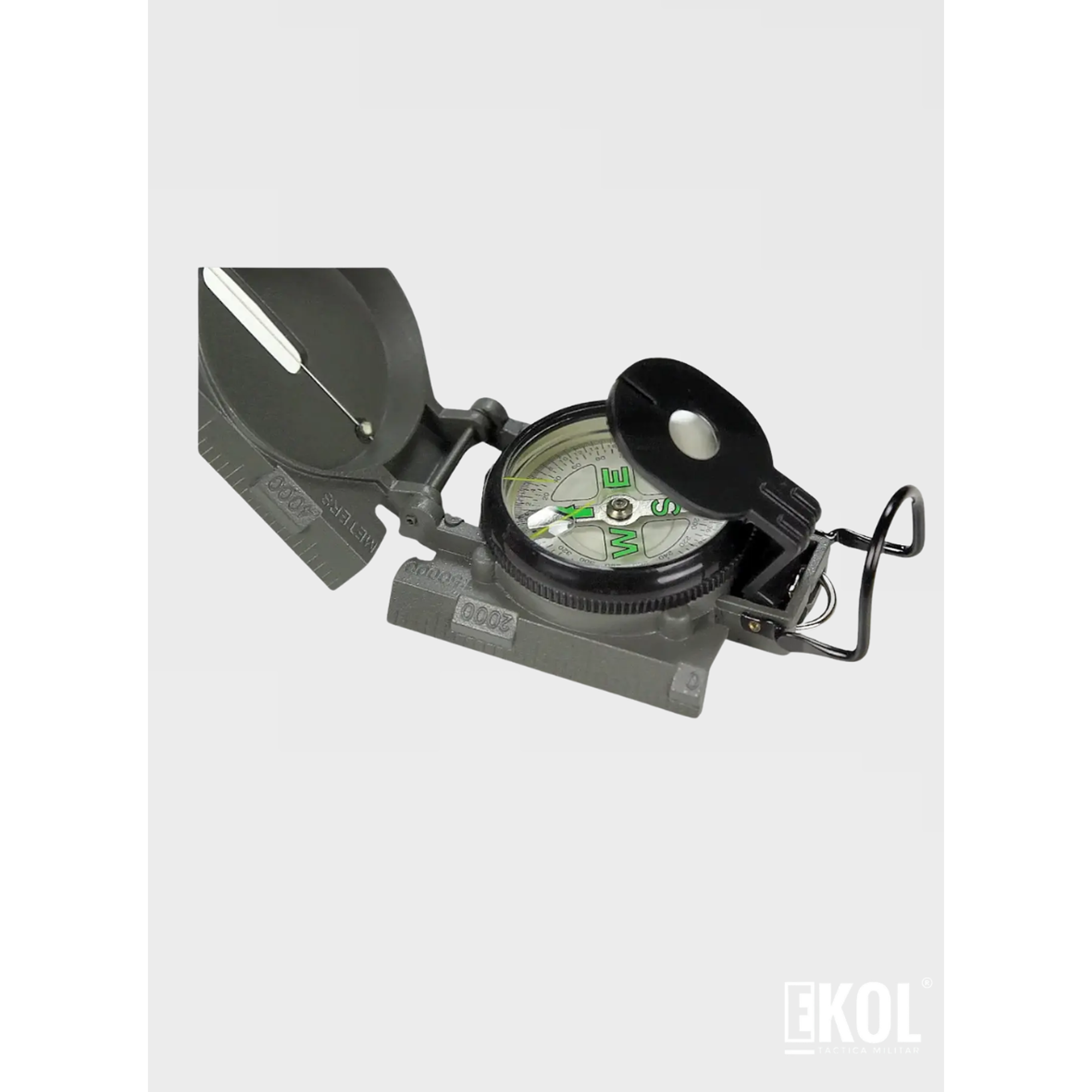 Brújula Táctica Militar Impermeable y Luminosa – Ideal para Camping, Trekking y Supervivencia 4