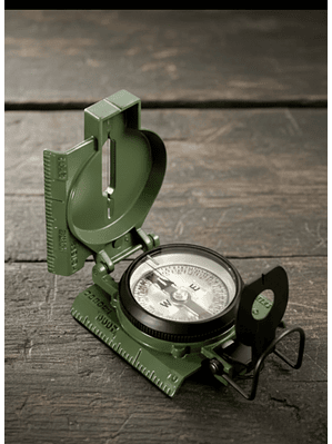 Brújula Táctica Militar Impermeable y Luminosa – Ideal para Camping, Trekking y Supervivencia