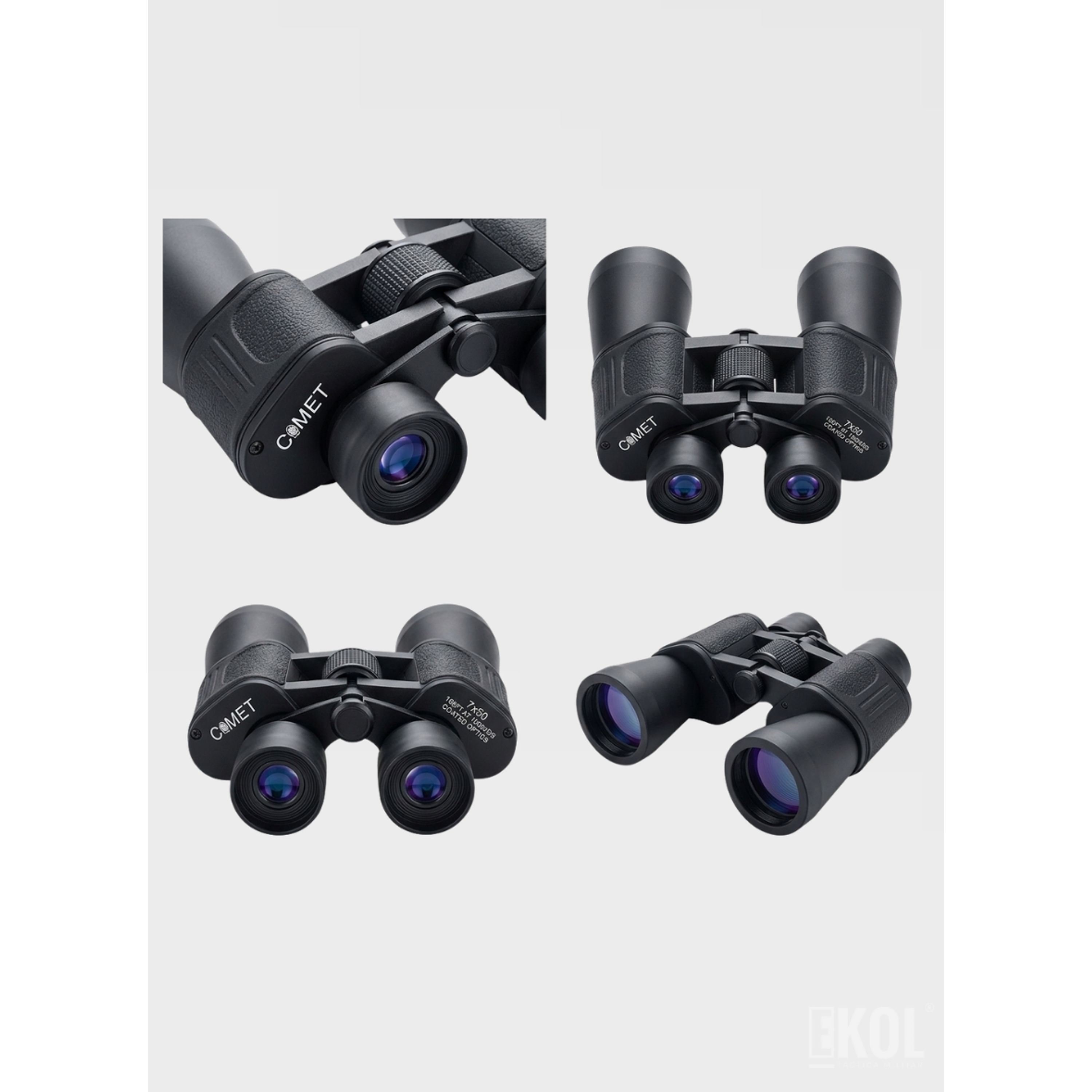 Binoculares Prismáticos Comet 7x50 Comet - Alta Visibilidad para Trekking y Camping 5