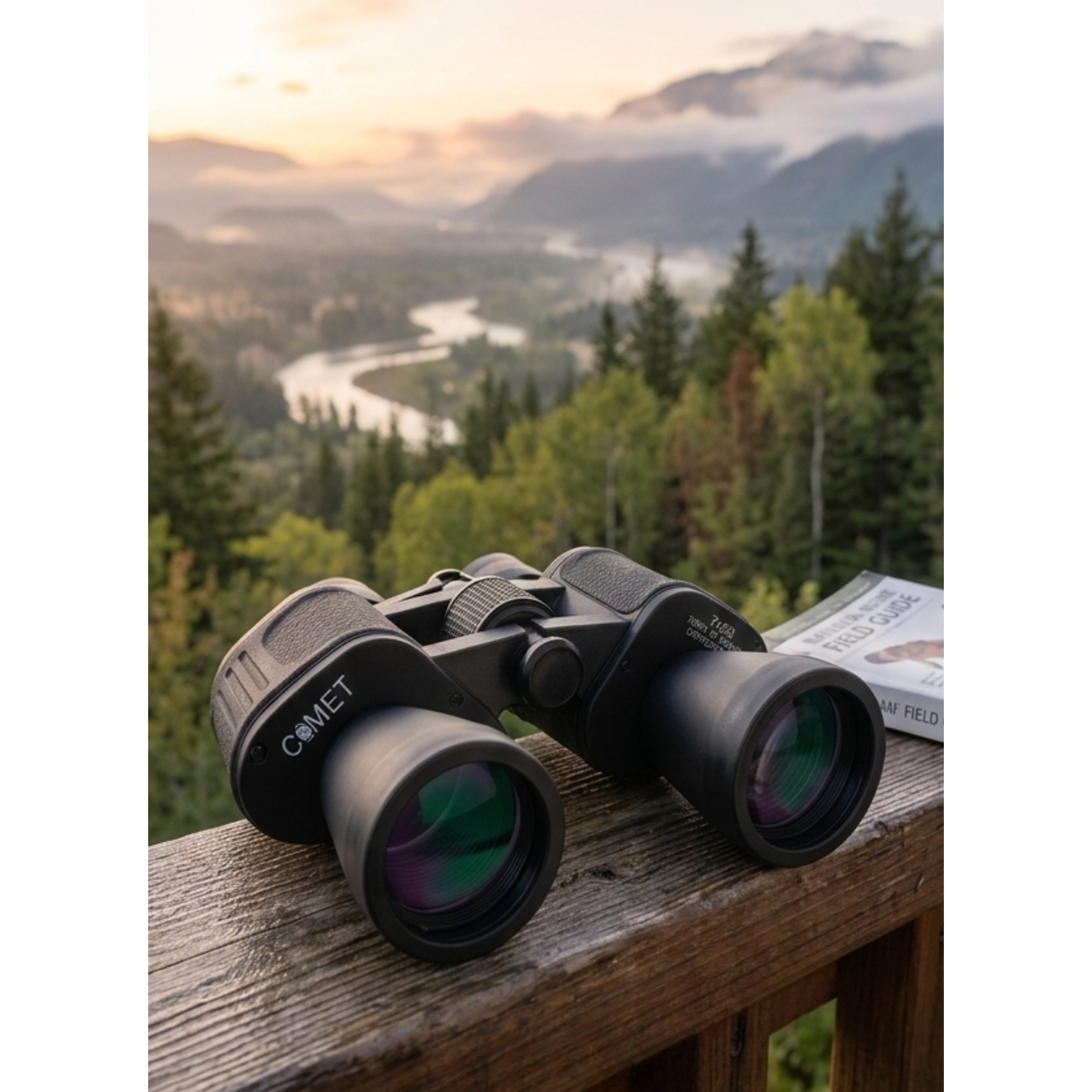 Binoculares Prismáticos Comet 7x50 Comet - Alta Visibilidad para Trekking y Camping 1