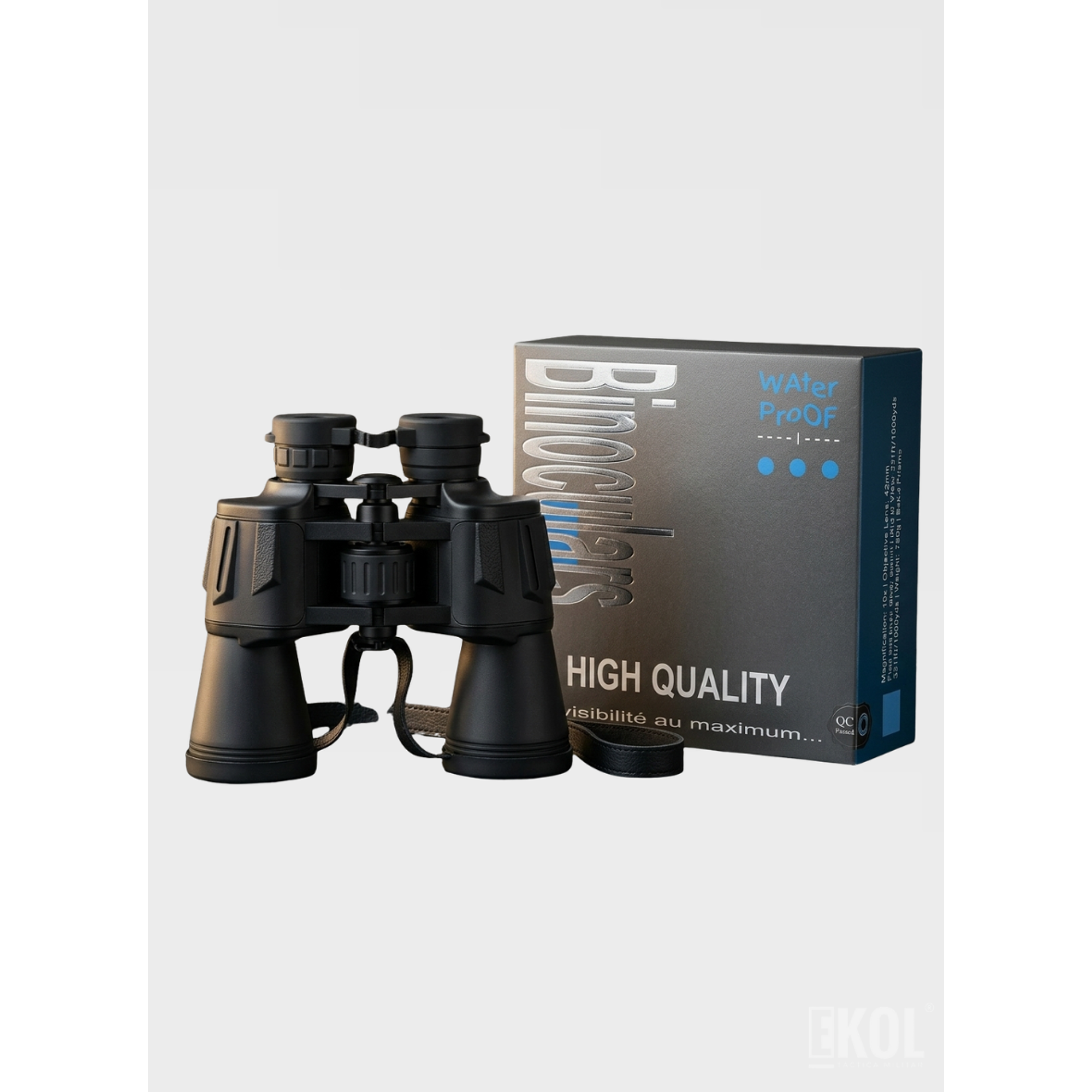 Binoculares Profesionales 20x50 de Alta Potencia - Prismáticos de Largo Alcance con Visión Clara y Estuche 2