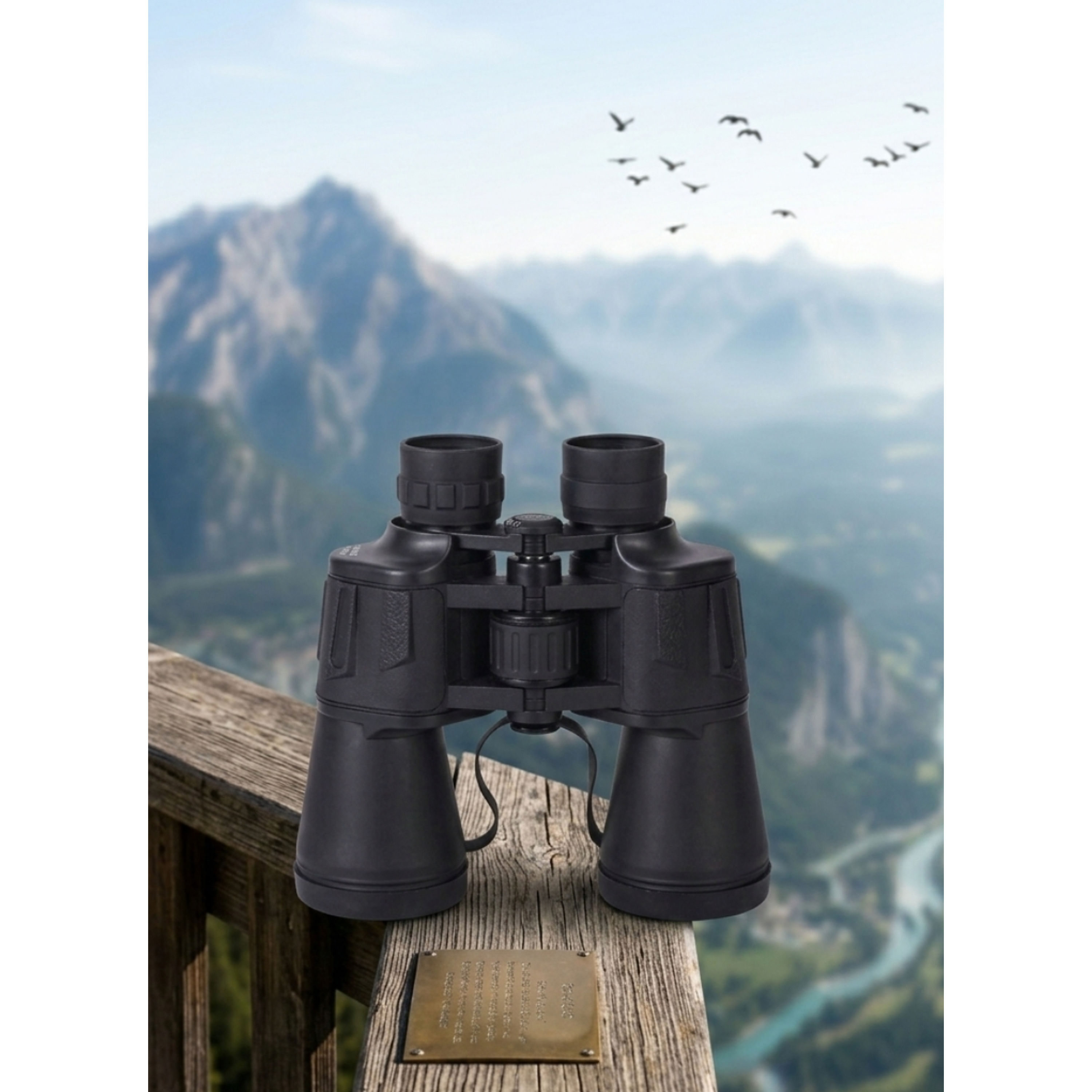 Binoculares Profesionales 20x50 de Alta Potencia - Prismáticos de Largo Alcance con Visión Clara y Estuche 1