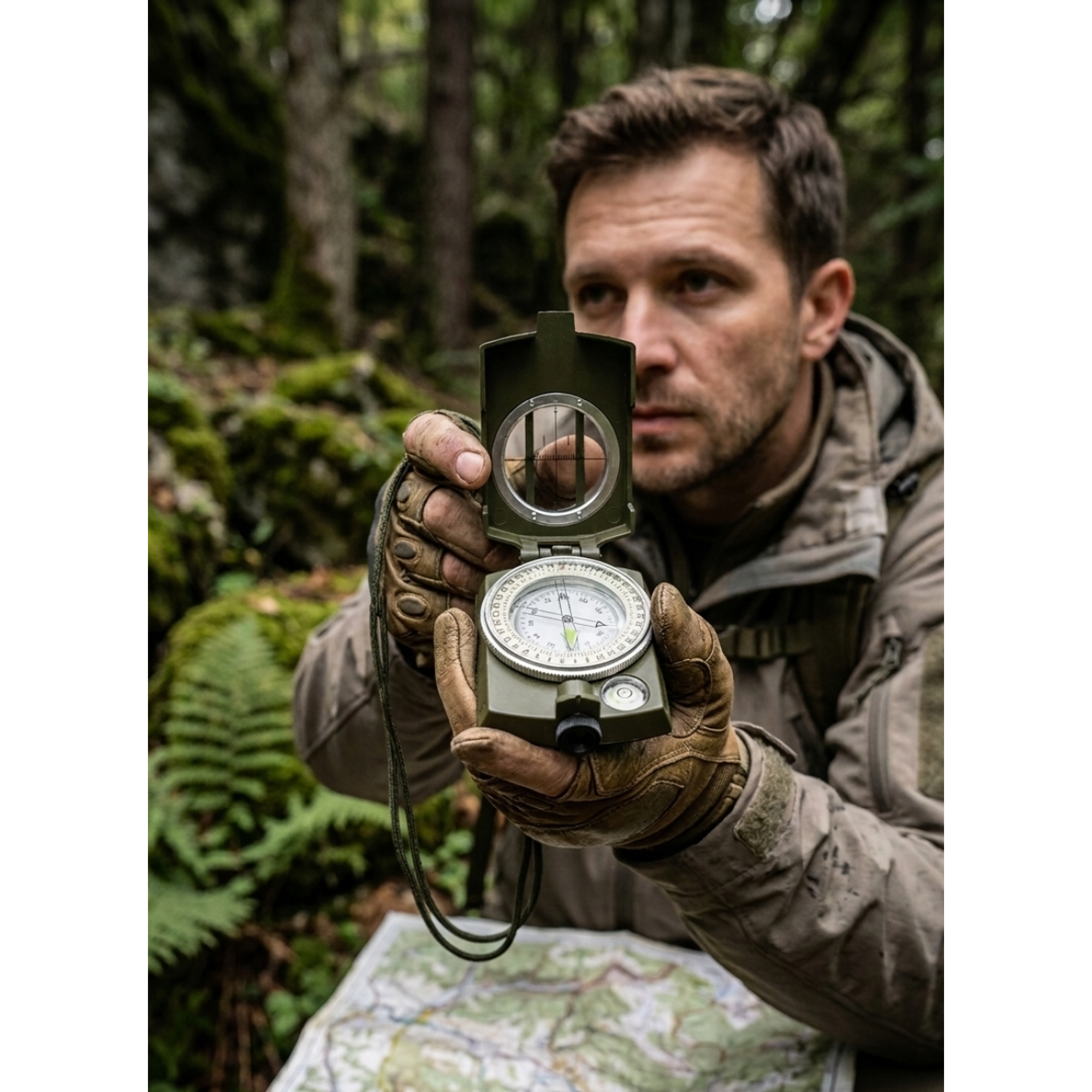 Brújula Táctica Impermeable  1