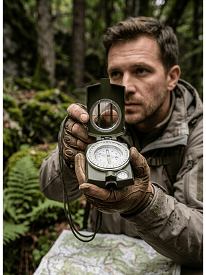 Brújula Táctica Impermeable 