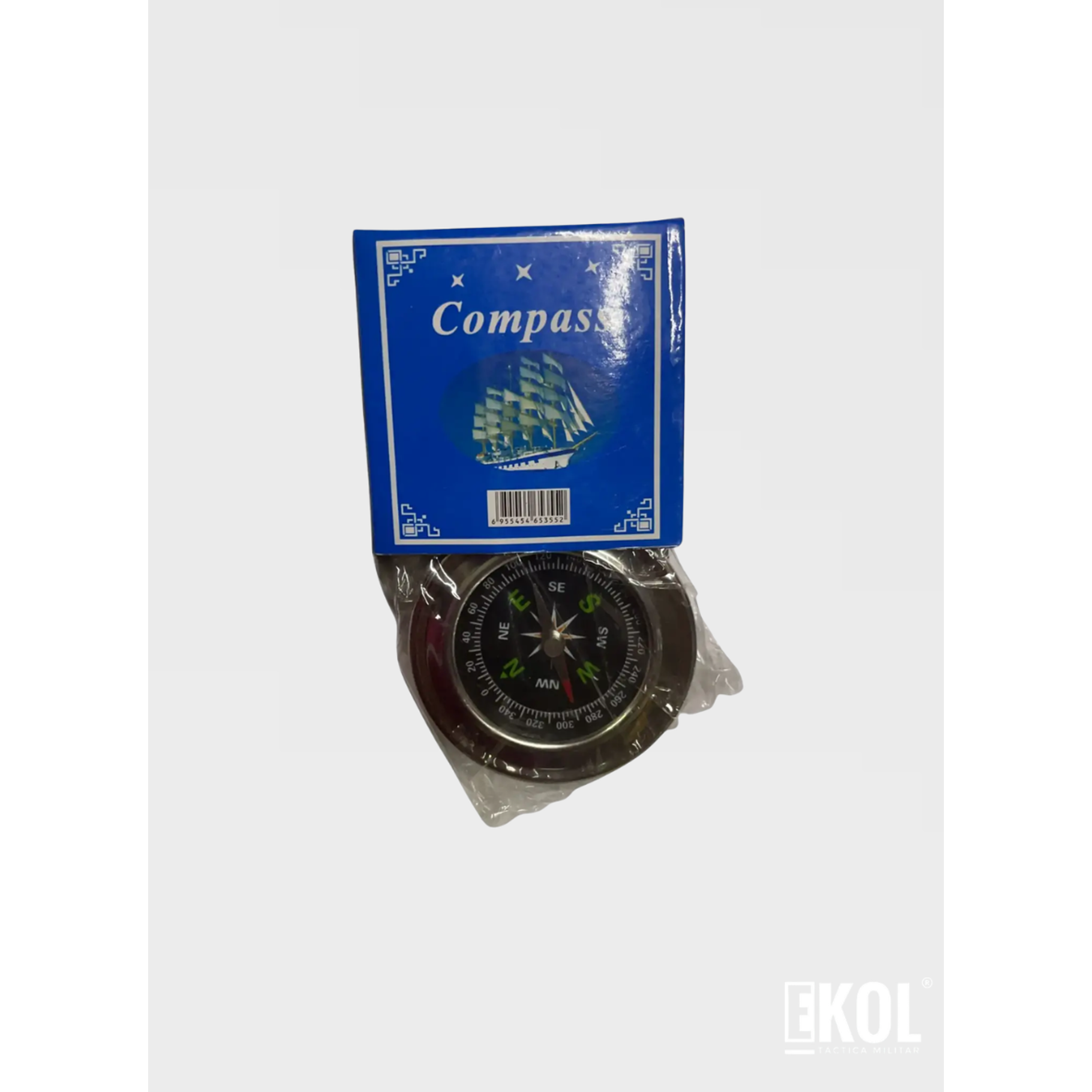 Brújula Acero Inoxidable Magnética Direccional  5