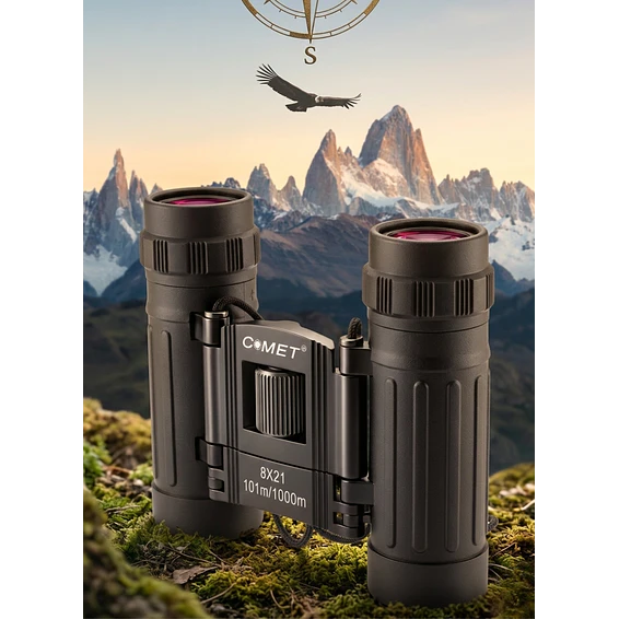 Binoculares Comet 8x21 Mini - Potentes para Senderismo y Viajes 1