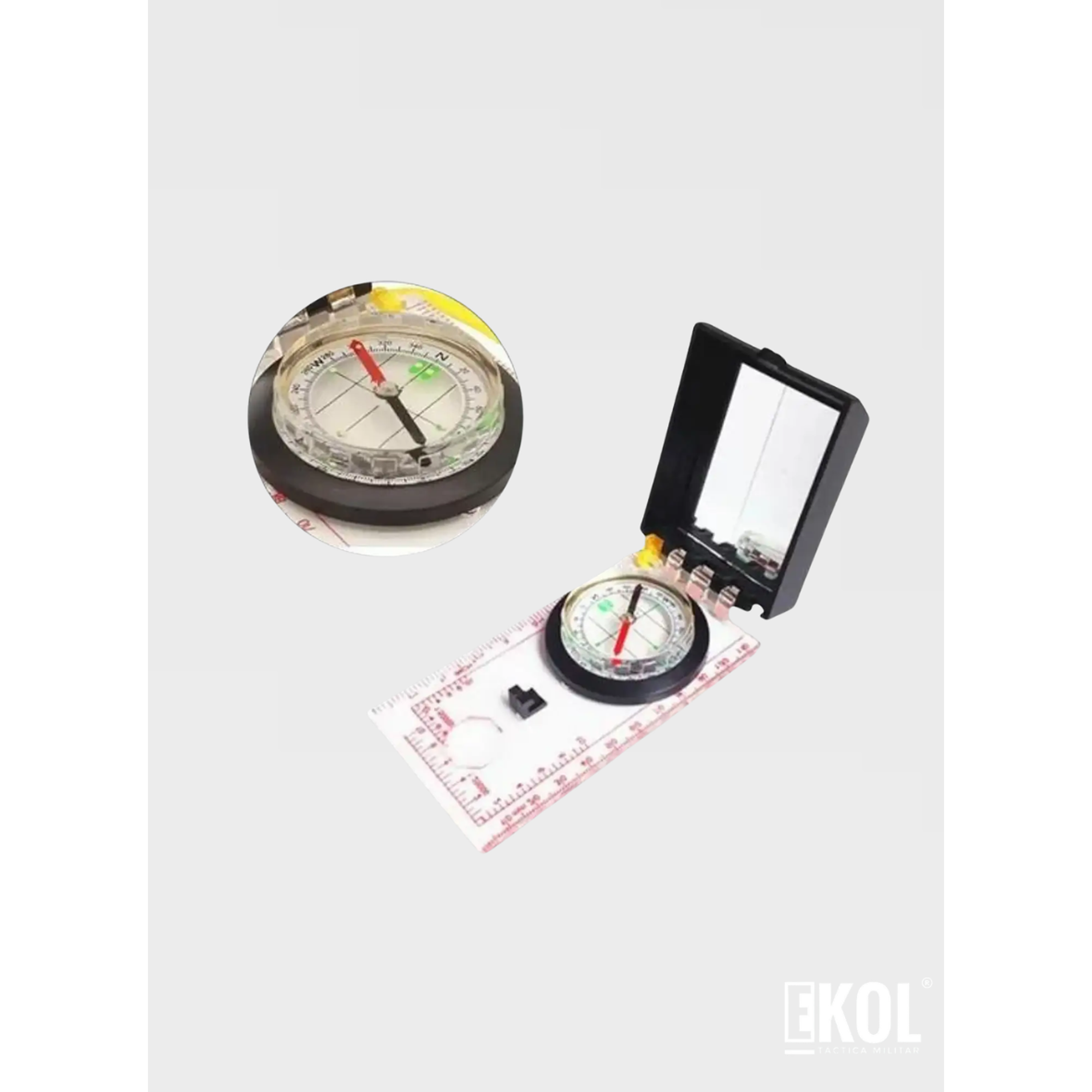 BRÚJULA OUTDOOR DE PRECISIÓN CON ESPEJO 4