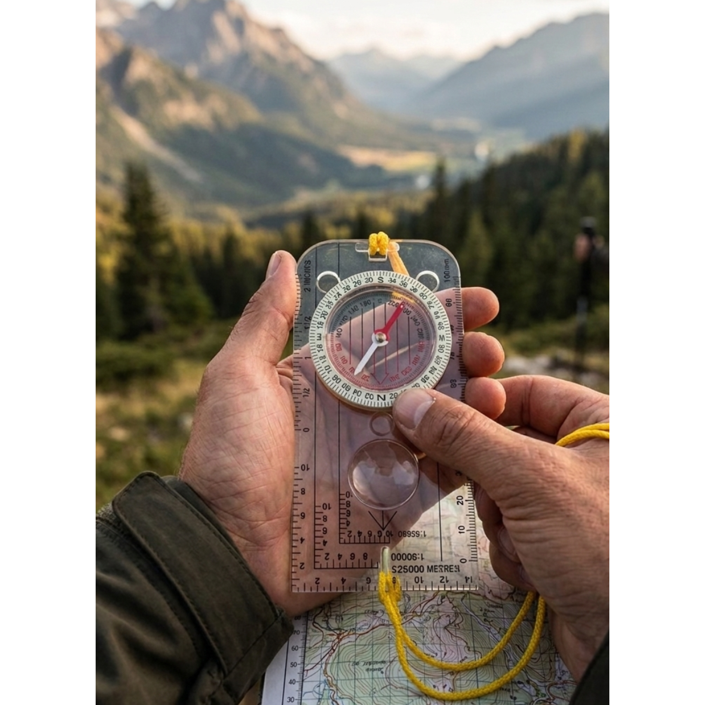 Brujula  Trekking Outdoor Militar 1