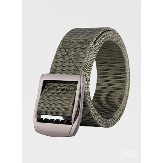 Cinturón de Lona Ajustable para Hombre - Estilo Casual y Militar 3