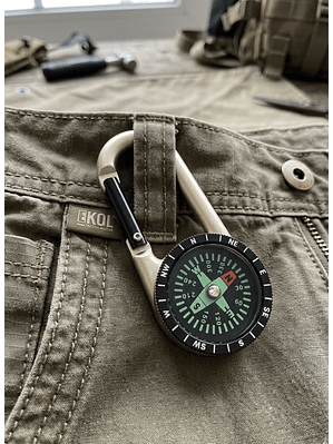 Mosqueton Quail C/brujula Multifuncional Camping