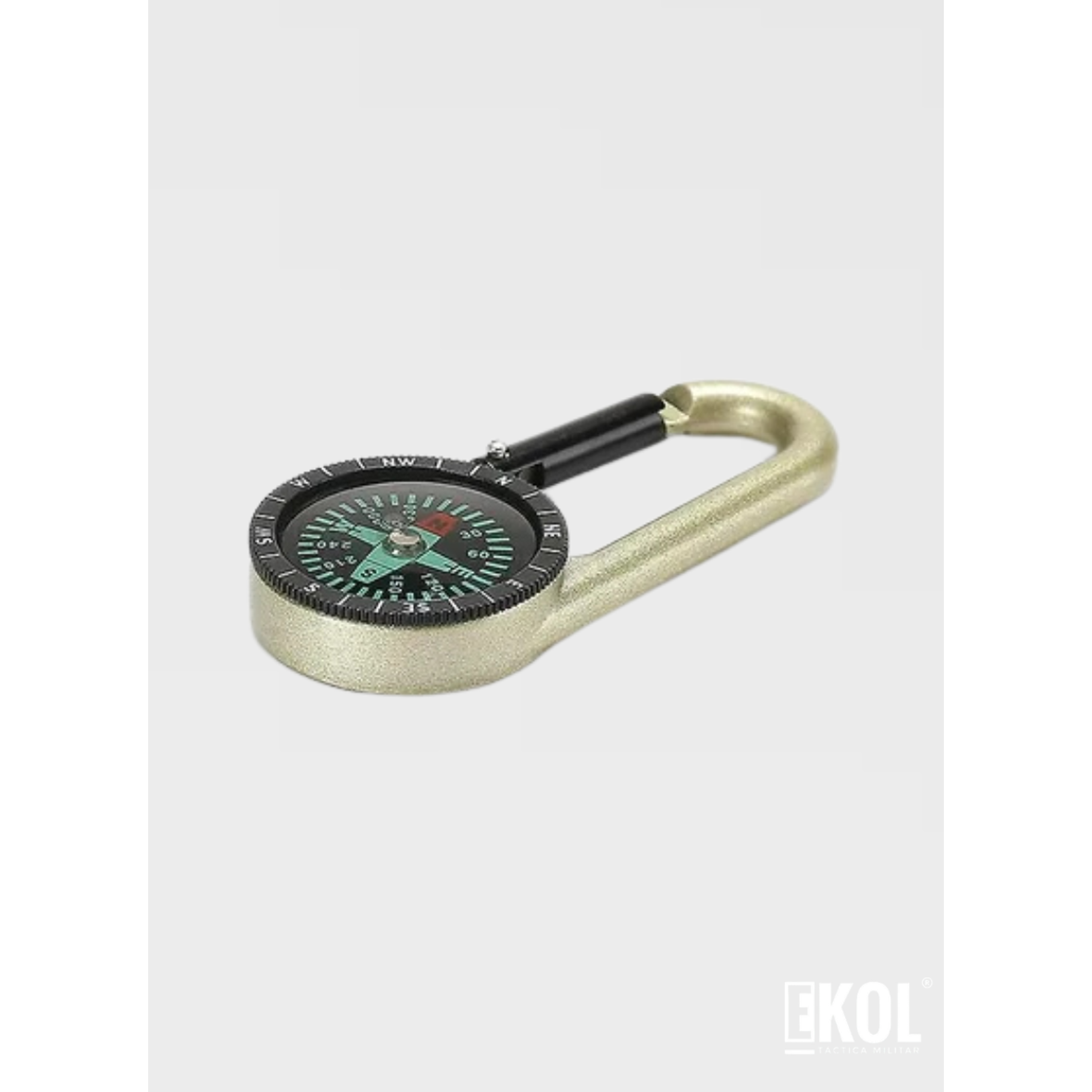 Mosqueton Quail C/brujula Multifuncional Camping 2