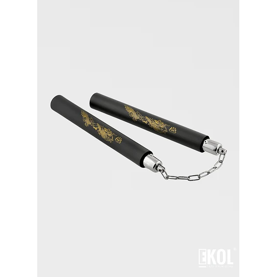 Nunchaku de Alta Calidad con Cadena Cromada 2