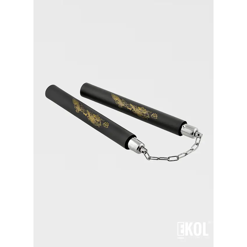 Nunchaku de Alta Calidad con Cadena Cromada 2