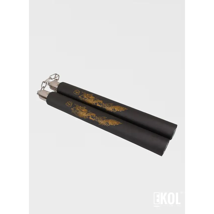 Nunchaku de Alta Calidad con Cadena Cromada 4