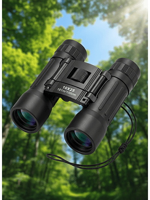 Binoculares Profesionales 10x25 - Alcance 1000m, Compactos y Potentes